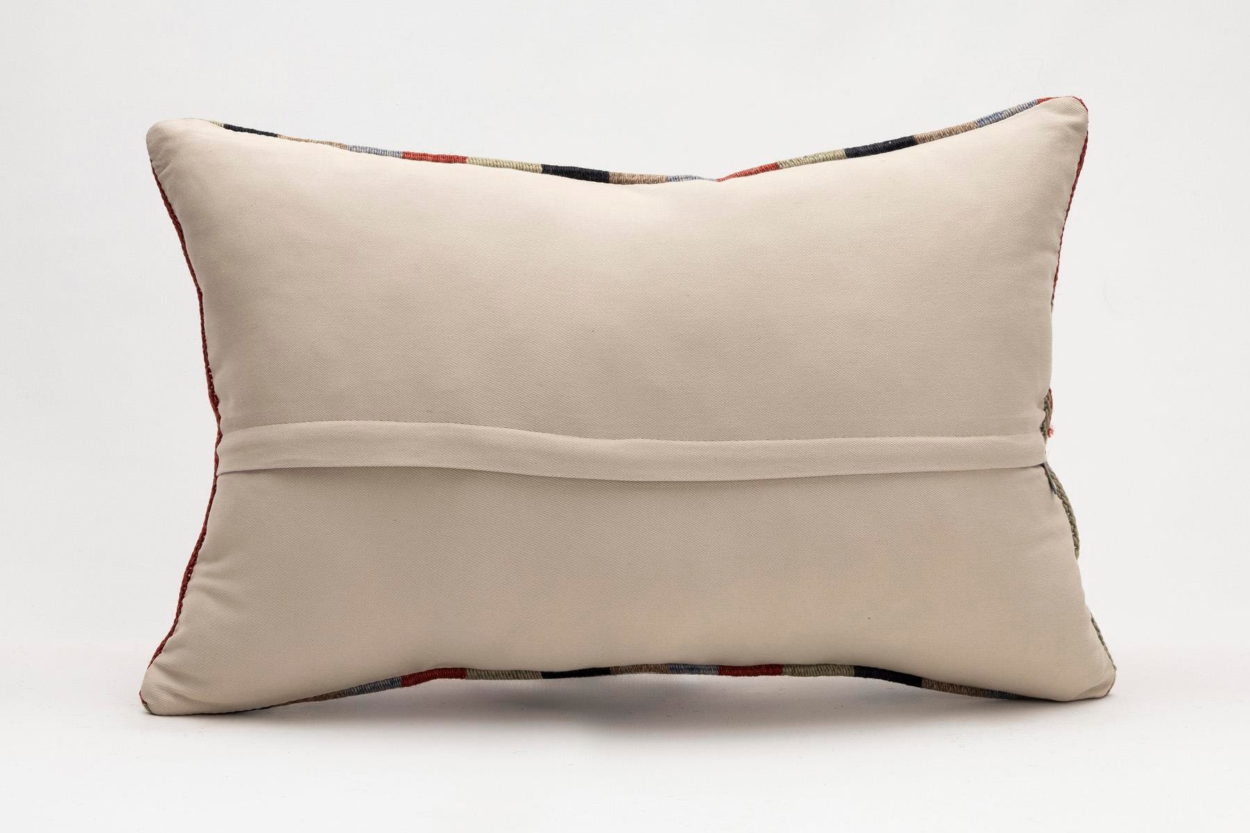 16x24 inches (40x60 cm) Kilim Pillow | KILIM WHOLESALE - Vintage Handmade Pillows - Vintage Handmade Kilim Rugs - It is 100% wool. Artistic and historical rugs. Old handwoven rugs. - Online hand woven rugs and kilim cushions sales. Shipping to a