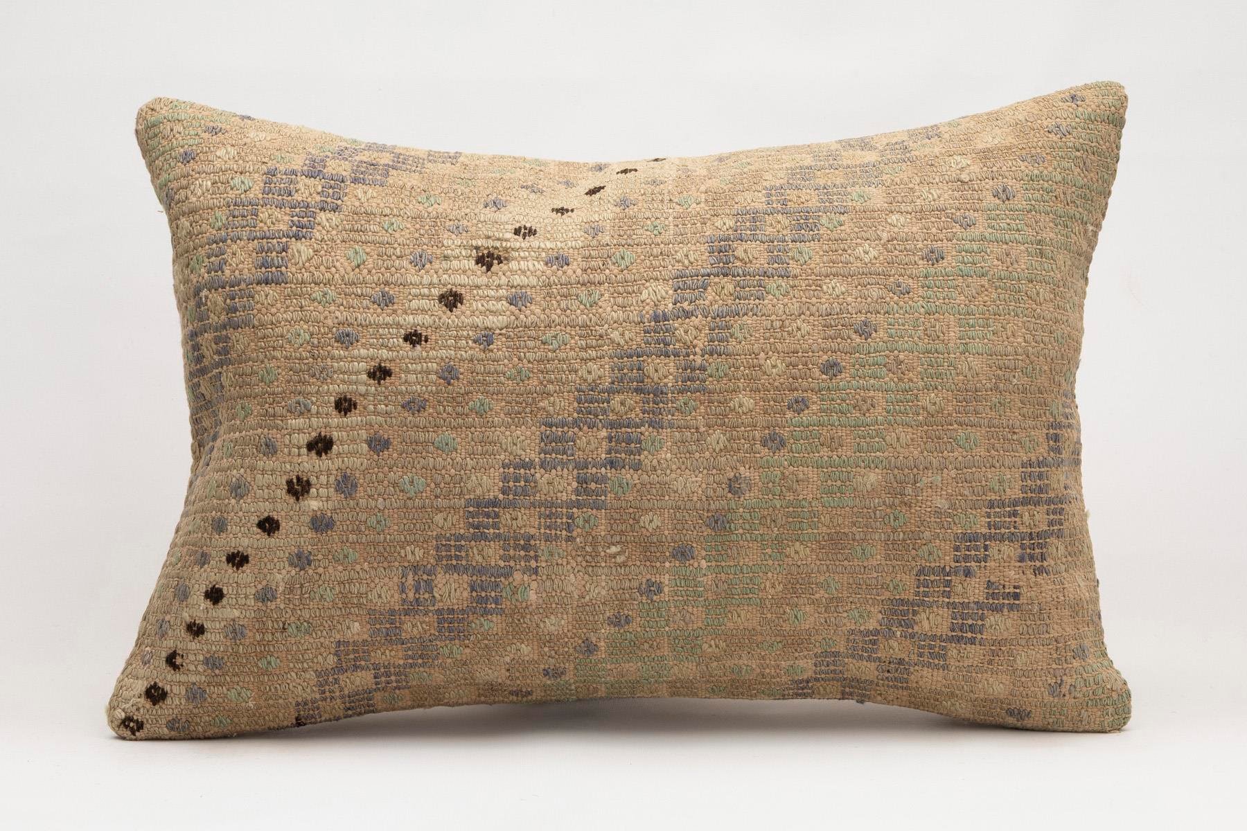 16x24 inches (40x60 cm) Kilim Pillow | KILIM WHOLESALE - Vintage Handmade Pillows - Vintage Handmade Kilim Rugs - It is 100% wool. Artistic and historical rugs. Old handwoven rugs. - Online hand woven rugs and kilim cushions sales. Shipping to a