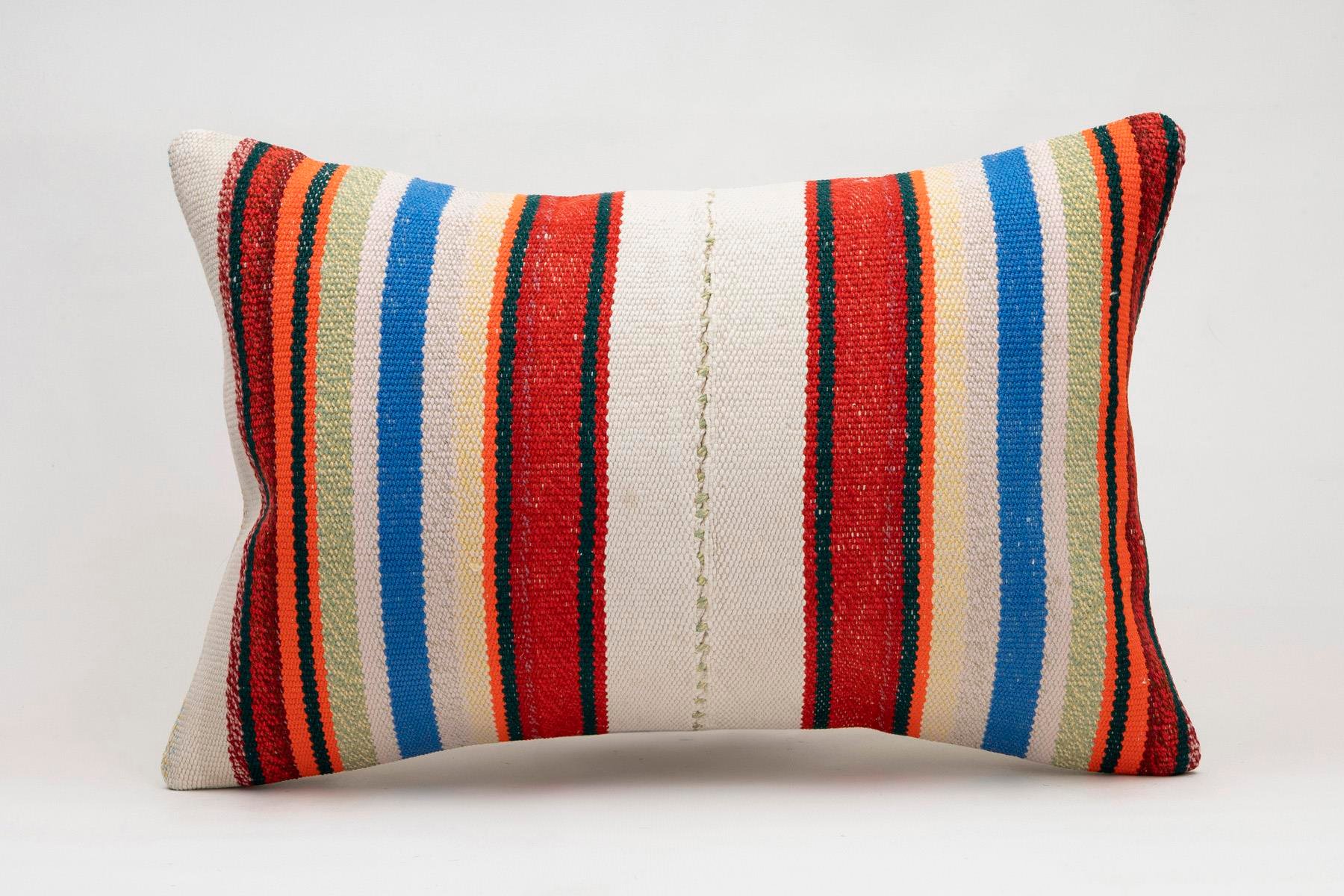16x24 inches (40x60 cm) Kilim Pillow | KILIM WHOLESALE - Vintage Handmade Pillows - Vintage Handmade Kilim Rugs - It is 100% wool. Artistic and historical rugs. Old handwoven rugs. - Online hand woven rugs and kilim cushions sales. Shipping to a