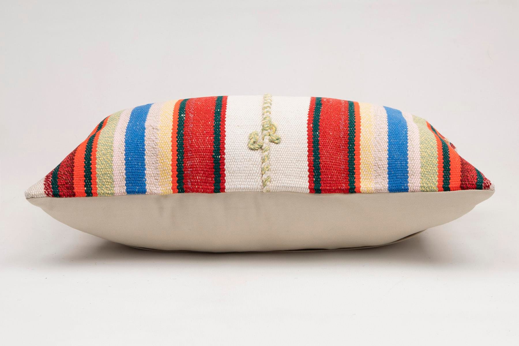 16x24 inches (40x60 cm) Kilim Pillow | KILIM WHOLESALE - Vintage Handmade Pillows - Vintage Handmade Kilim Rugs - It is 100% wool. Artistic and historical rugs. Old handwoven rugs. - Online hand woven rugs and kilim cushions sales. Shipping to a