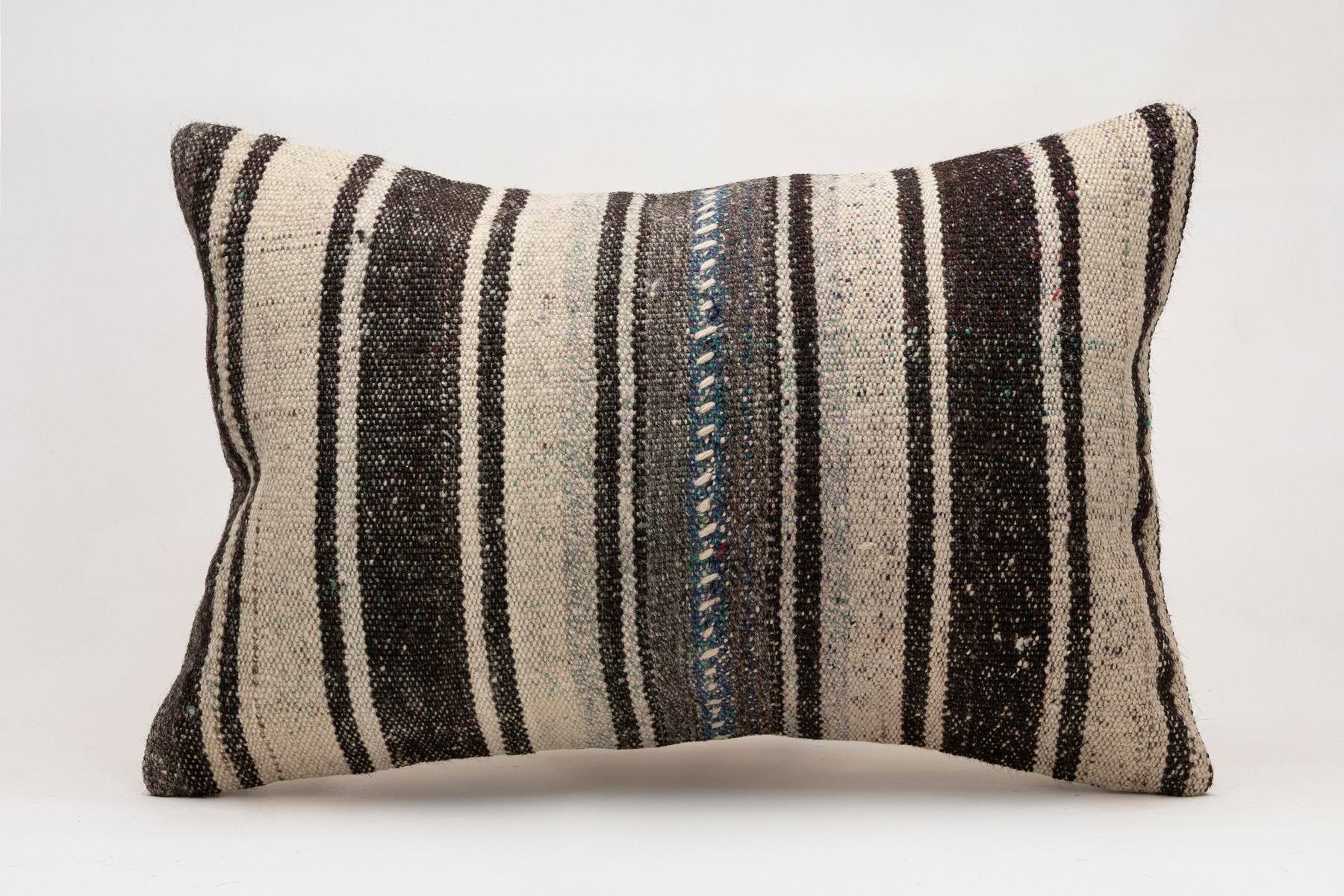 16x24 inches (40x60 cm) Kilim Pillow | KILIM WHOLESALE - Vintage Handmade Pillows - Vintage Handmade Kilim Rugs - It is 100% wool. Artistic and historical rugs. Old handwoven rugs. - Online hand woven rugs and kilim cushions sales. Shipping to a