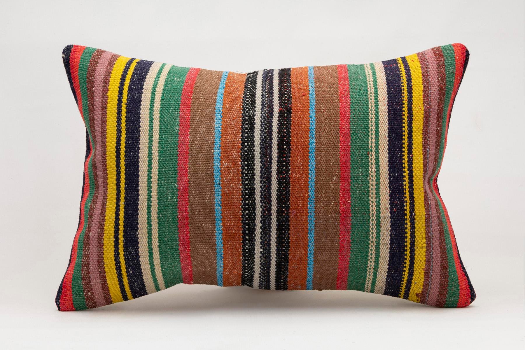 16x24 inches (40x60 cm) Kilim Pillow | KILIM WHOLESALE - Vintage Handmade Pillows - Vintage Handmade Kilim Rugs - It is 100% wool. Artistic and historical rugs. Old handwoven rugs. - Online hand woven rugs and kilim cushions sales. Shipping to a