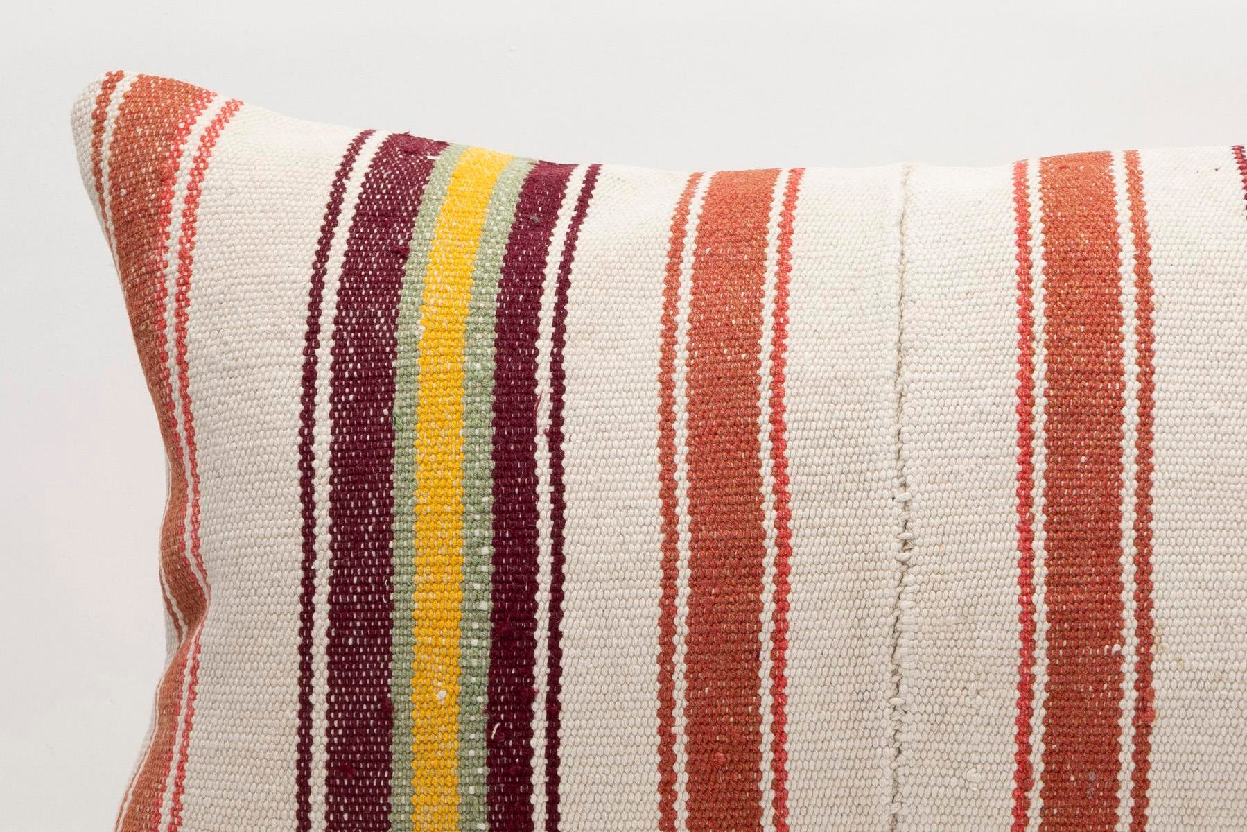 16x24 inches (40x60 cm) Kilim Pillow | KILIM WHOLESALE - Vintage Handmade Pillows - Vintage Handmade Kilim Rugs - It is 100% wool. Artistic and historical rugs. Old handwoven rugs. - Online hand woven rugs and kilim cushions sales. Shipping to a