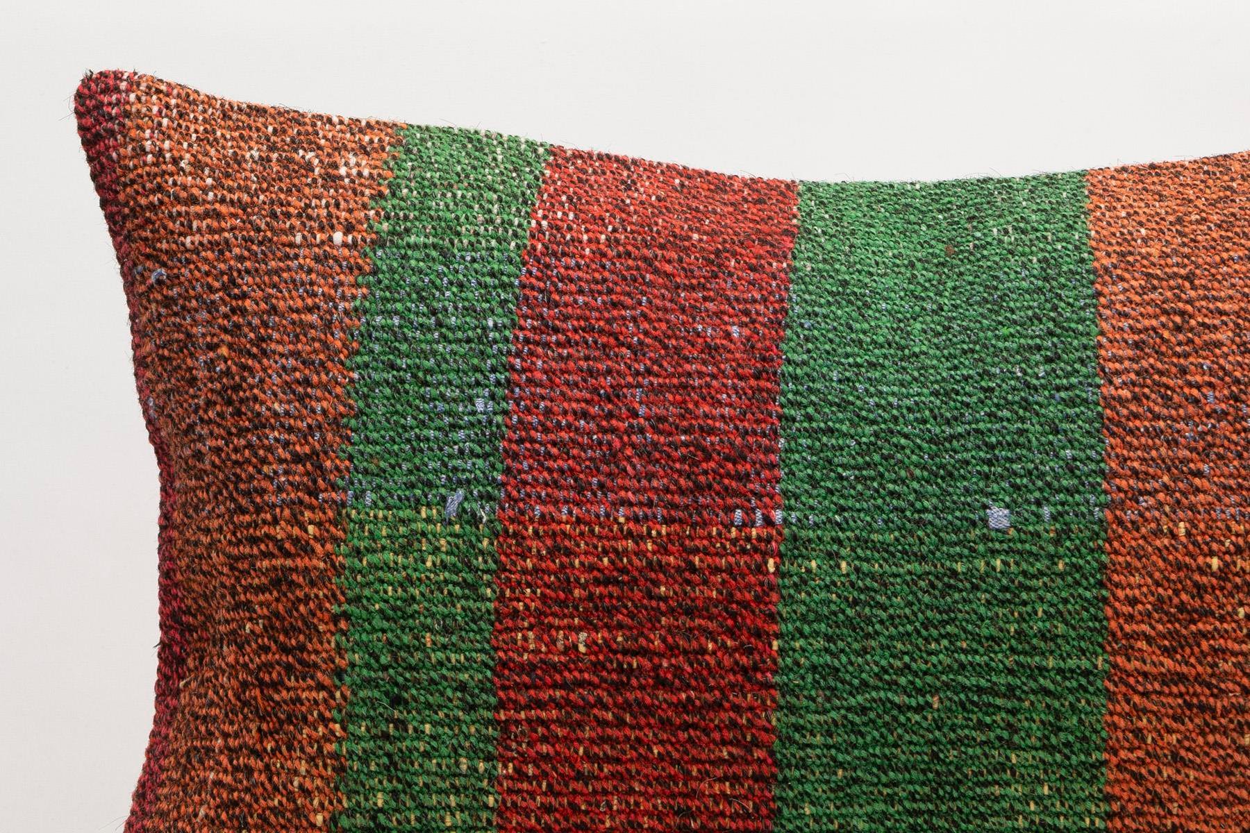 16x24 inches (40x60 cm) Kilim Pillow | KILIM WHOLESALE - Vintage Handmade Pillows - Vintage Handmade Kilim Rugs - It is 100% wool. Artistic and historical rugs. Old handwoven rugs. - Online hand woven rugs and kilim cushions sales. Shipping to a