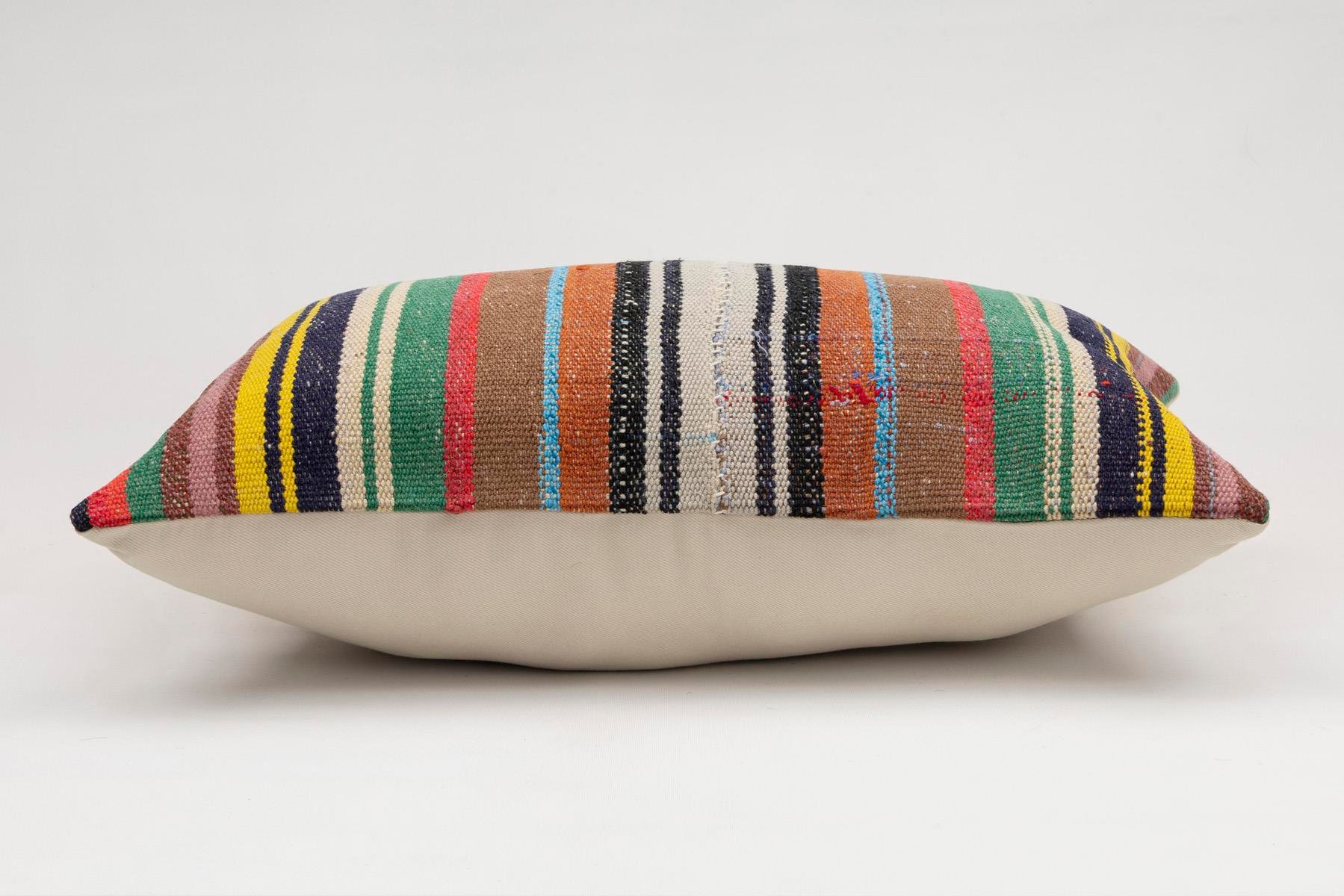16x24 inches (40x60 cm) Kilim Pillow | KILIM WHOLESALE - Vintage Handmade Pillows - Vintage Handmade Kilim Rugs - It is 100% wool. Artistic and historical rugs. Old handwoven rugs. - Online hand woven rugs and kilim cushions sales. Shipping to a