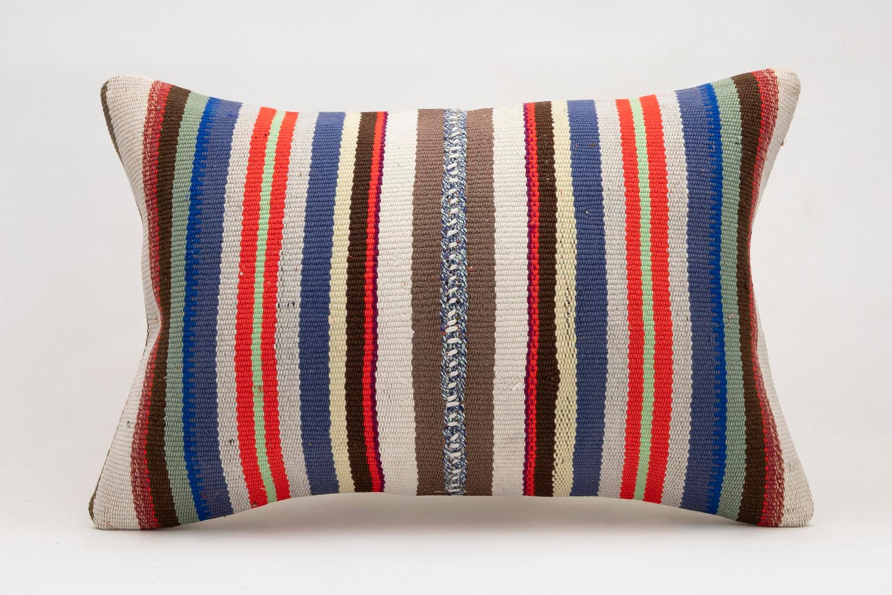 16x24 inches (40x60 cm) Kilim Pillow | KILIM WHOLESALE - Vintage Handmade Pillows - Vintage Handmade Kilim Rugs - It is 100% wool. Artistic and historical rugs. Old handwoven rugs. - Online hand woven rugs and kilim cushions sales. Shipping to a