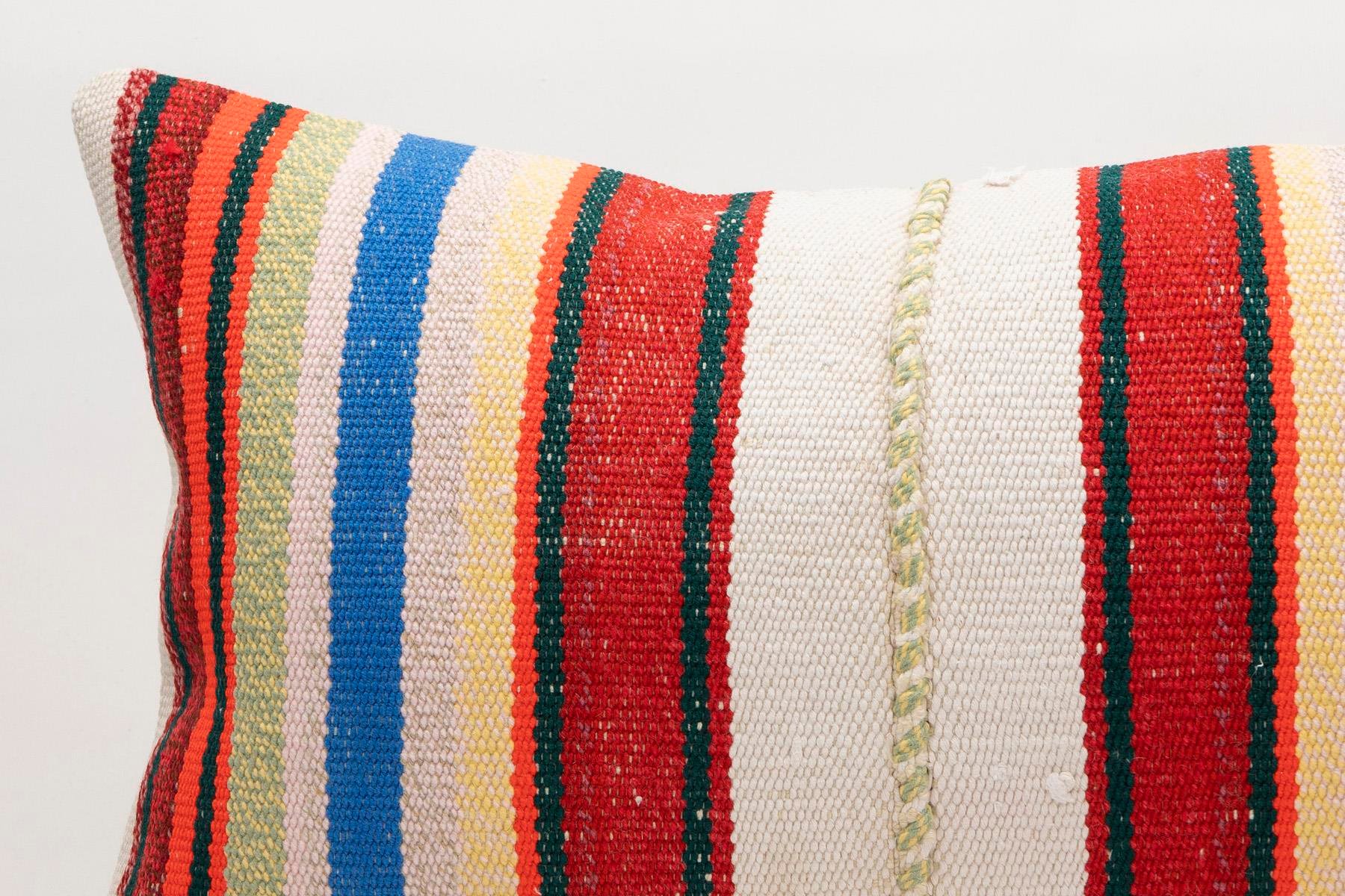 16x24 inches (40x60 cm) Kilim Pillow | KILIM WHOLESALE - Vintage Handmade Pillows - Vintage Handmade Kilim Rugs - It is 100% wool. Artistic and historical rugs. Old handwoven rugs. - Online hand woven rugs and kilim cushions sales. Shipping to a