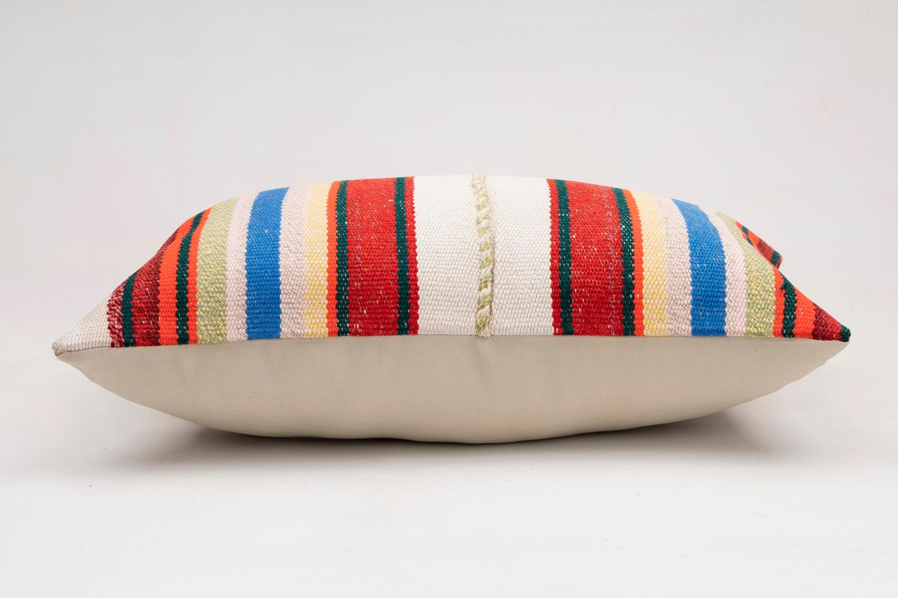 16x24 inches (40x60 cm) Kilim Pillow | KILIM WHOLESALE - Vintage Handmade Pillows - Vintage Handmade Kilim Rugs - It is 100% wool. Artistic and historical rugs. Old handwoven rugs. - Online hand woven rugs and kilim cushions sales. Shipping to a