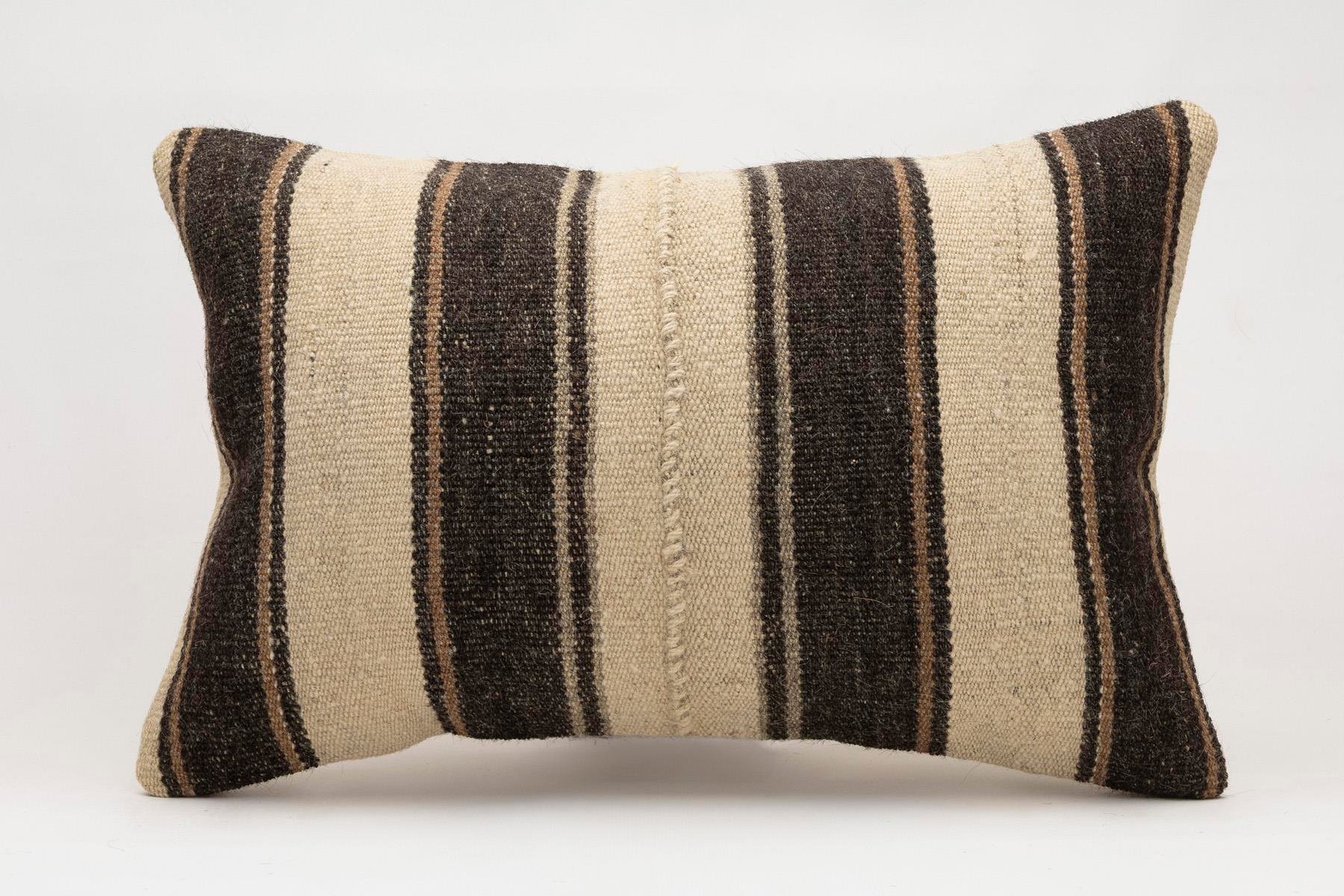 16x24 inches (40x60 cm) Kilim Pillow | KILIM WHOLESALE - Vintage Handmade Pillows - Vintage Handmade Kilim Rugs - It is 100% wool. Artistic and historical rugs. Old handwoven rugs. - Online hand woven rugs and kilim cushions sales. Shipping to a