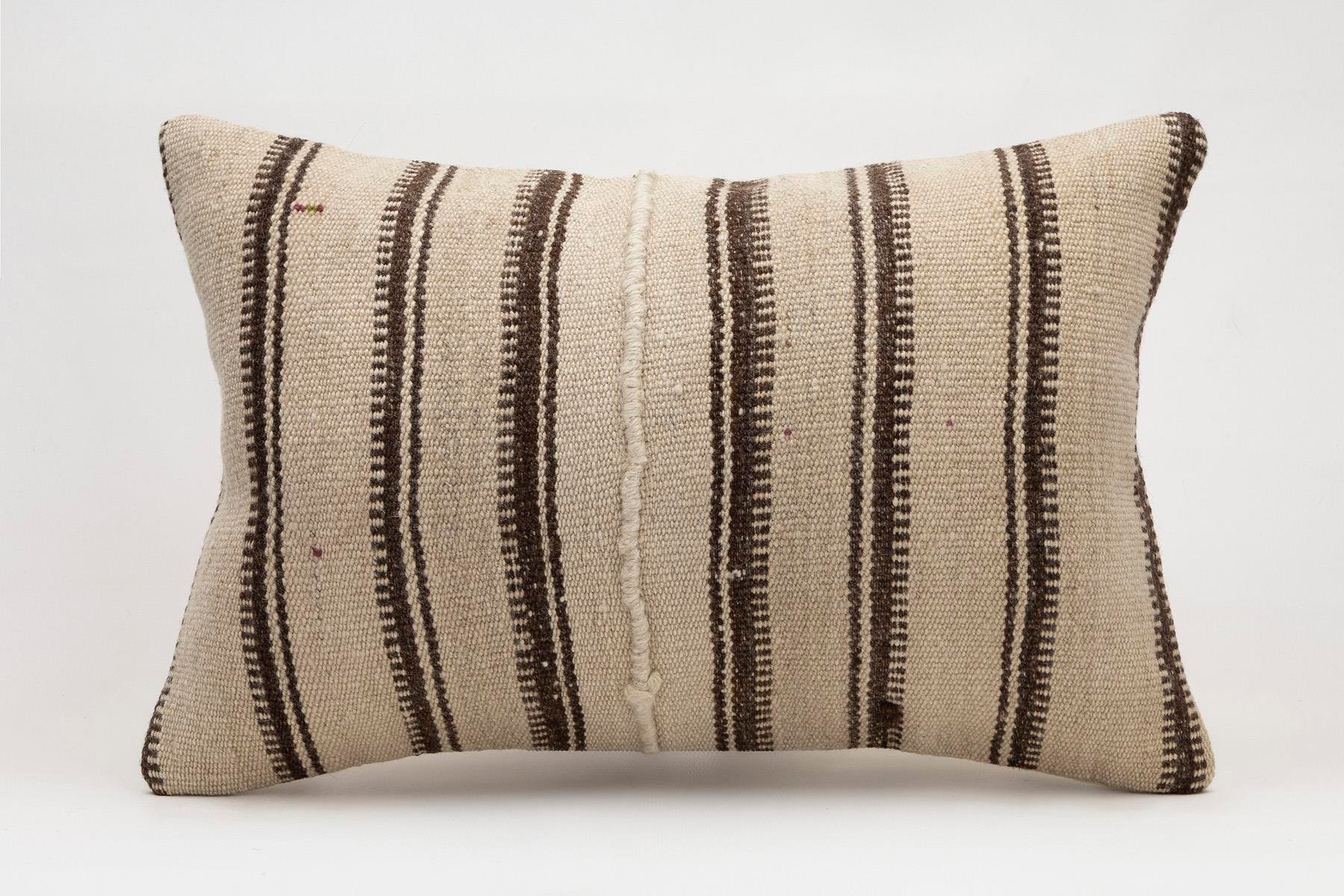16x24 inches (40x60 cm) Kilim Pillow | KILIM WHOLESALE - Vintage Handmade Pillows - Vintage Handmade Kilim Rugs - It is 100% wool. Artistic and historical rugs. Old handwoven rugs. - Online hand woven rugs and kilim cushions sales. Shipping to a