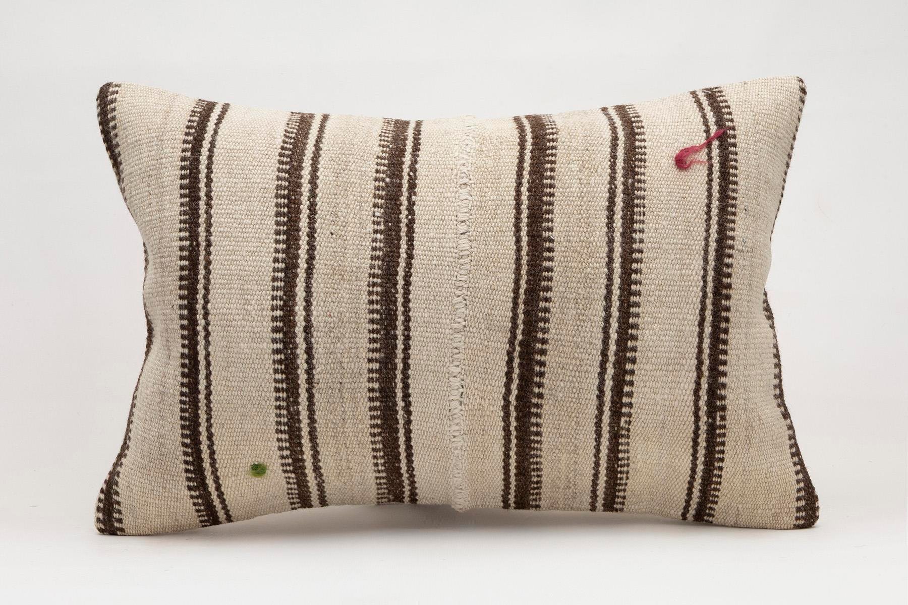 16x24 inches (40x60 cm) Kilim Pillow | KILIM WHOLESALE - Vintage Handmade Pillows - Vintage Handmade Kilim Rugs - It is 100% wool. Artistic and historical rugs. Old handwoven rugs. - Online hand woven rugs and kilim cushions sales. Shipping to a