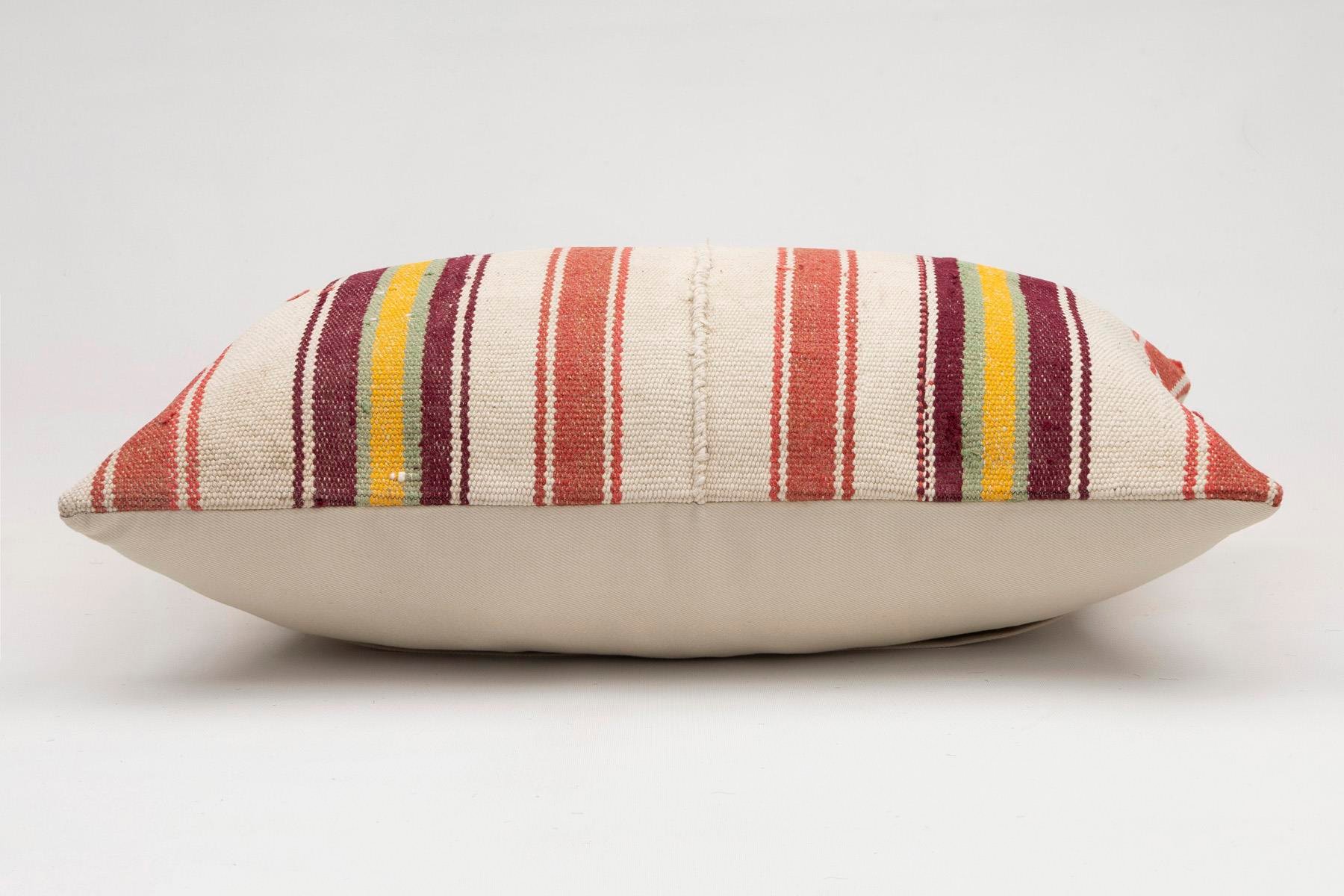 16x24 inches (40x60 cm) Kilim Pillow | KILIM WHOLESALE - Vintage Handmade Pillows - Vintage Handmade Kilim Rugs - It is 100% wool. Artistic and historical rugs. Old handwoven rugs. - Online hand woven rugs and kilim cushions sales. Shipping to a