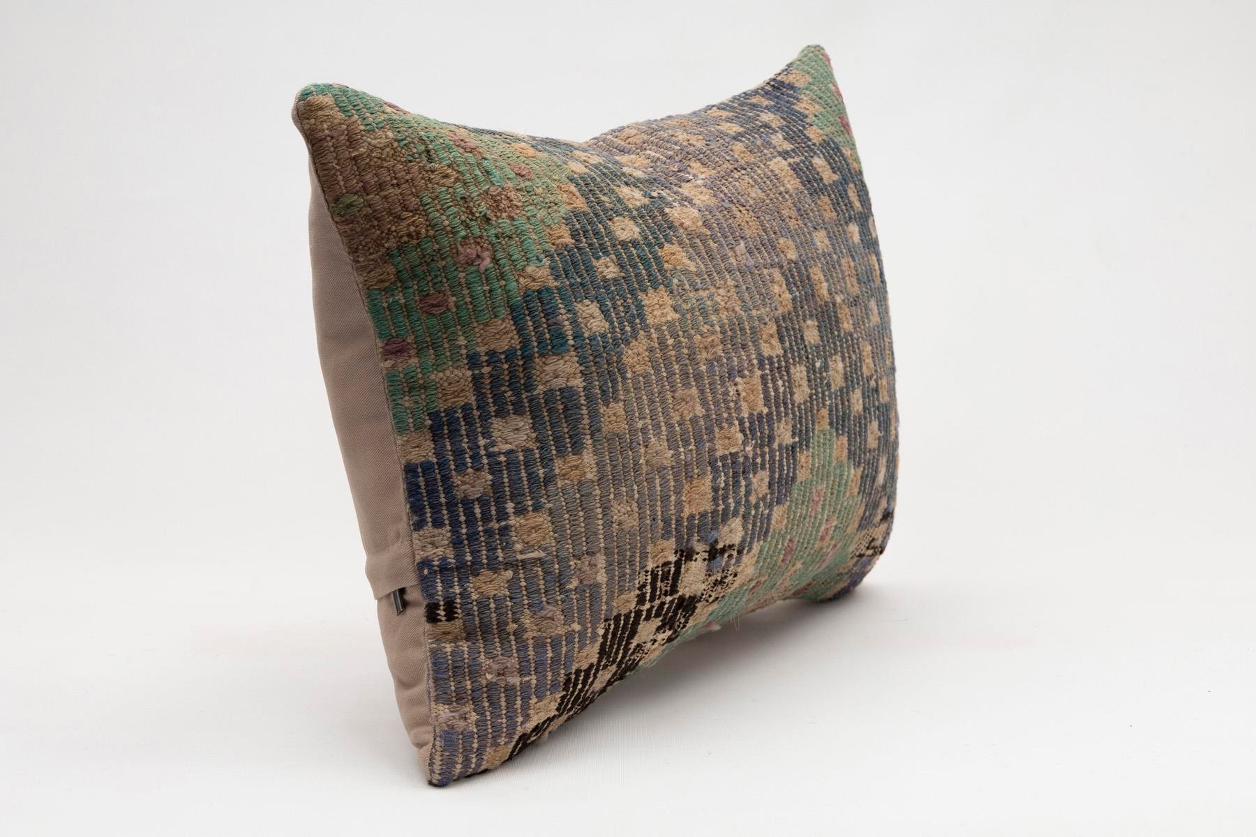 16x24 inches (40x60 cm) Kilim Pillow | KILIM WHOLESALE - Vintage Handmade Pillows - Vintage Handmade Kilim Rugs - It is 100% wool. Artistic and historical rugs. Old handwoven rugs. - Online hand woven rugs and kilim cushions sales. Shipping to a