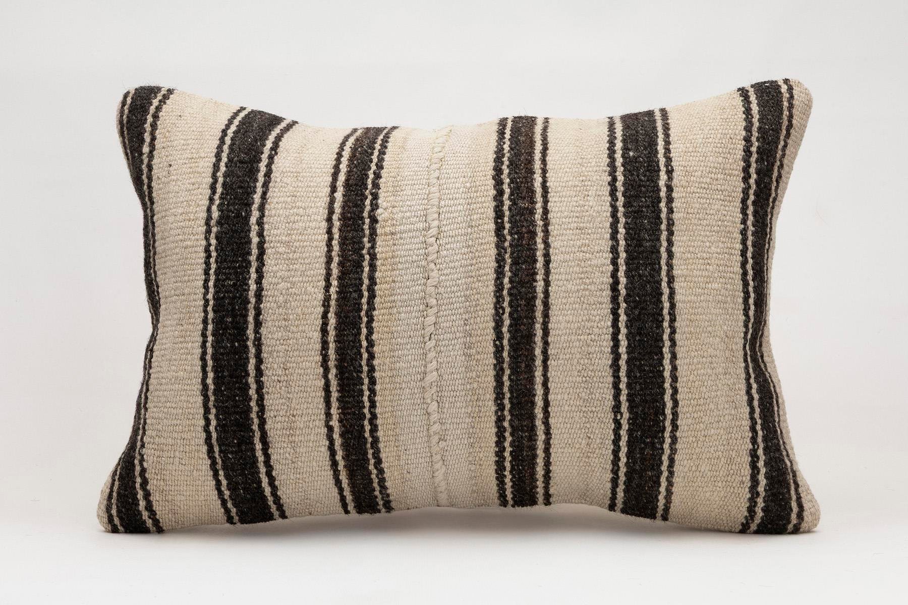 16x24 inches (40x60 cm) Kilim Pillow | KILIM WHOLESALE - Vintage Handmade Pillows - Vintage Handmade Kilim Rugs - It is 100% wool. Artistic and historical rugs. Old handwoven rugs. - Online hand woven rugs and kilim cushions sales. Shipping to a