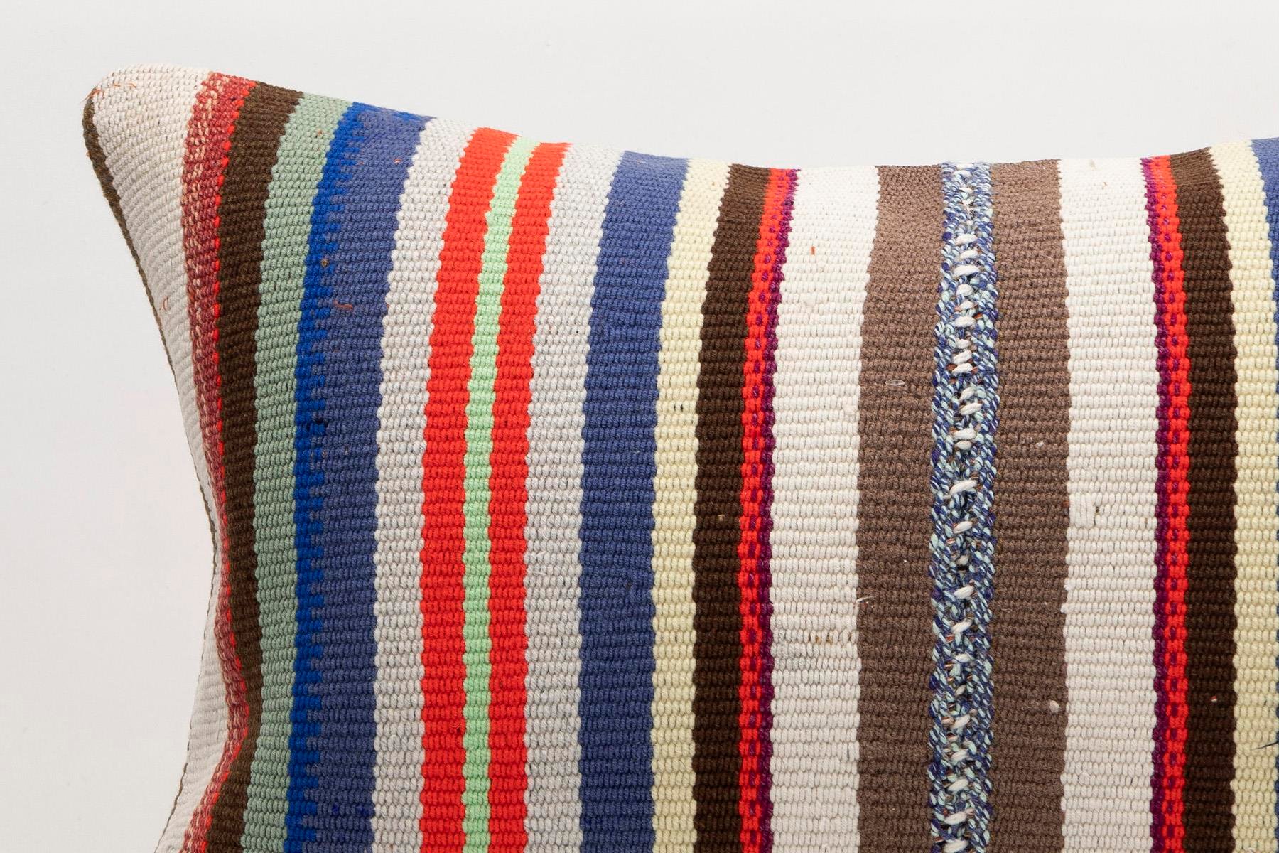 16x24 inches (40x60 cm) Kilim Pillow | KILIM WHOLESALE - Vintage Handmade Pillows - Vintage Handmade Kilim Rugs - It is 100% wool. Artistic and historical rugs. Old handwoven rugs. - Online hand woven rugs and kilim cushions sales. Shipping to a
