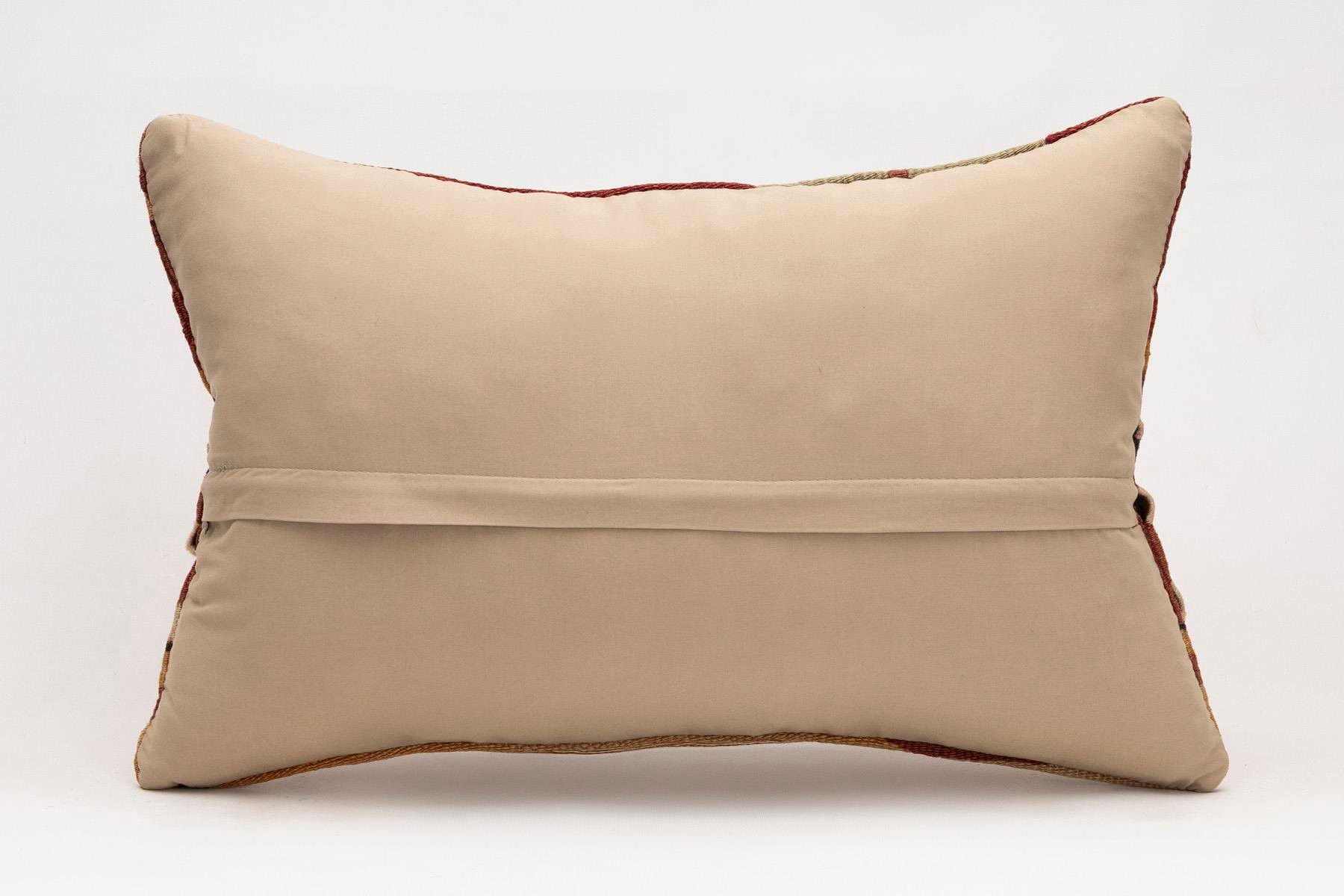16x24 inches (40x60 cm) Kilim Pillow | KILIM WHOLESALE - Vintage Handmade Pillows - Vintage Handmade Kilim Rugs - It is 100% wool. Artistic and historical rugs. Old handwoven rugs. - Online hand woven rugs and kilim cushions sales. Shipping to a