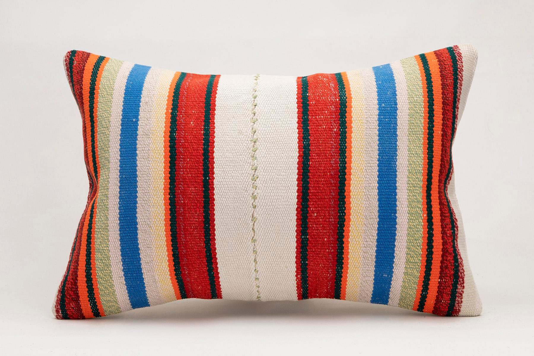 16x24 inches (40x60 cm) Kilim Pillow | KILIM WHOLESALE - Vintage Handmade Pillows - Vintage Handmade Kilim Rugs - It is 100% wool. Artistic and historical rugs. Old handwoven rugs. - Online hand woven rugs and kilim cushions sales. Shipping to a