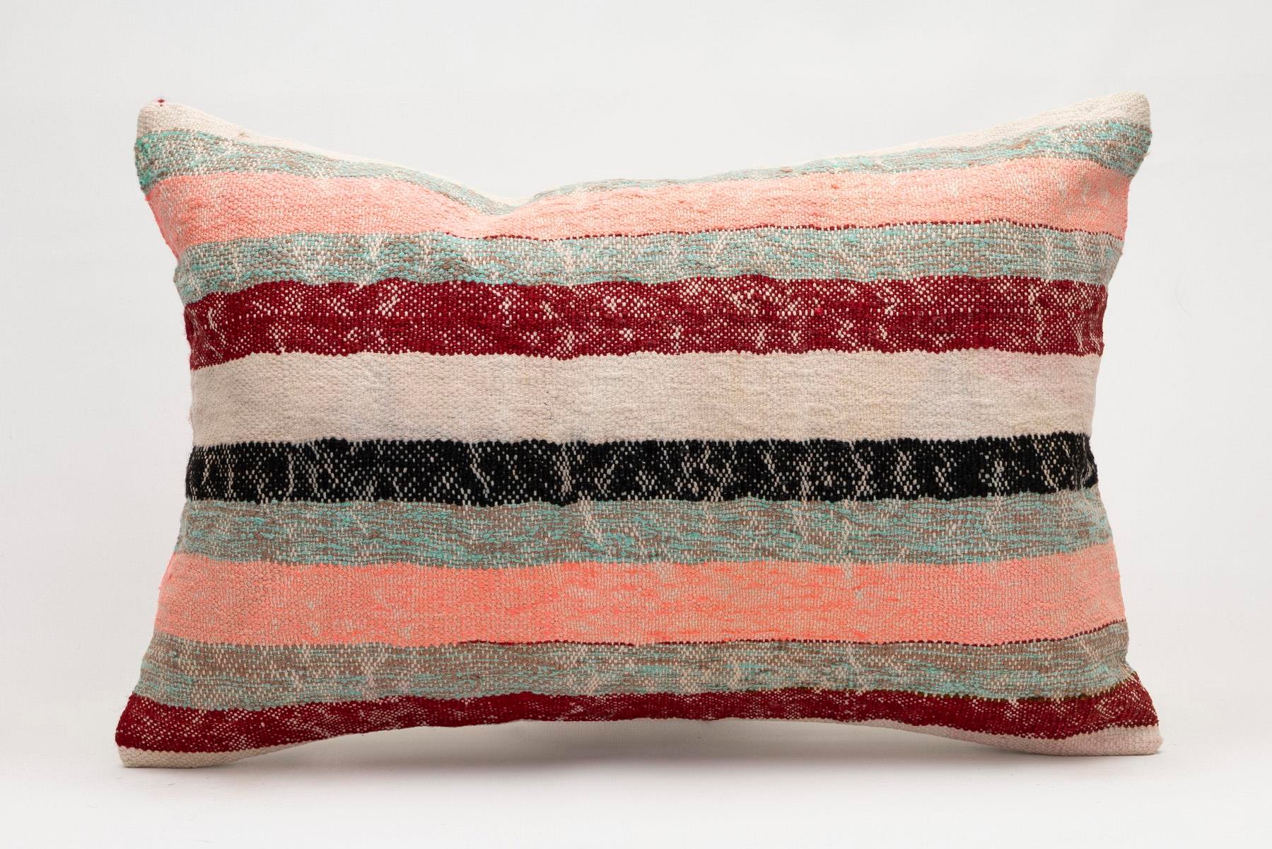 16x24 inches (40x60 cm) Kilim Pillow | KILIM WHOLESALE - Vintage Handmade Pillows - Vintage Handmade Kilim Rugs - It is 100% wool. Artistic and historical rugs. Old handwoven rugs. - Online hand woven rugs and kilim cushions sales. Shipping to a