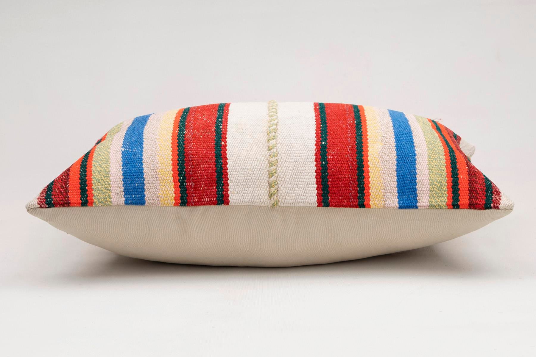 16x24 inches (40x60 cm) Kilim Pillow | KILIM WHOLESALE - Vintage Handmade Pillows - Vintage Handmade Kilim Rugs - It is 100% wool. Artistic and historical rugs. Old handwoven rugs. - Online hand woven rugs and kilim cushions sales. Shipping to a