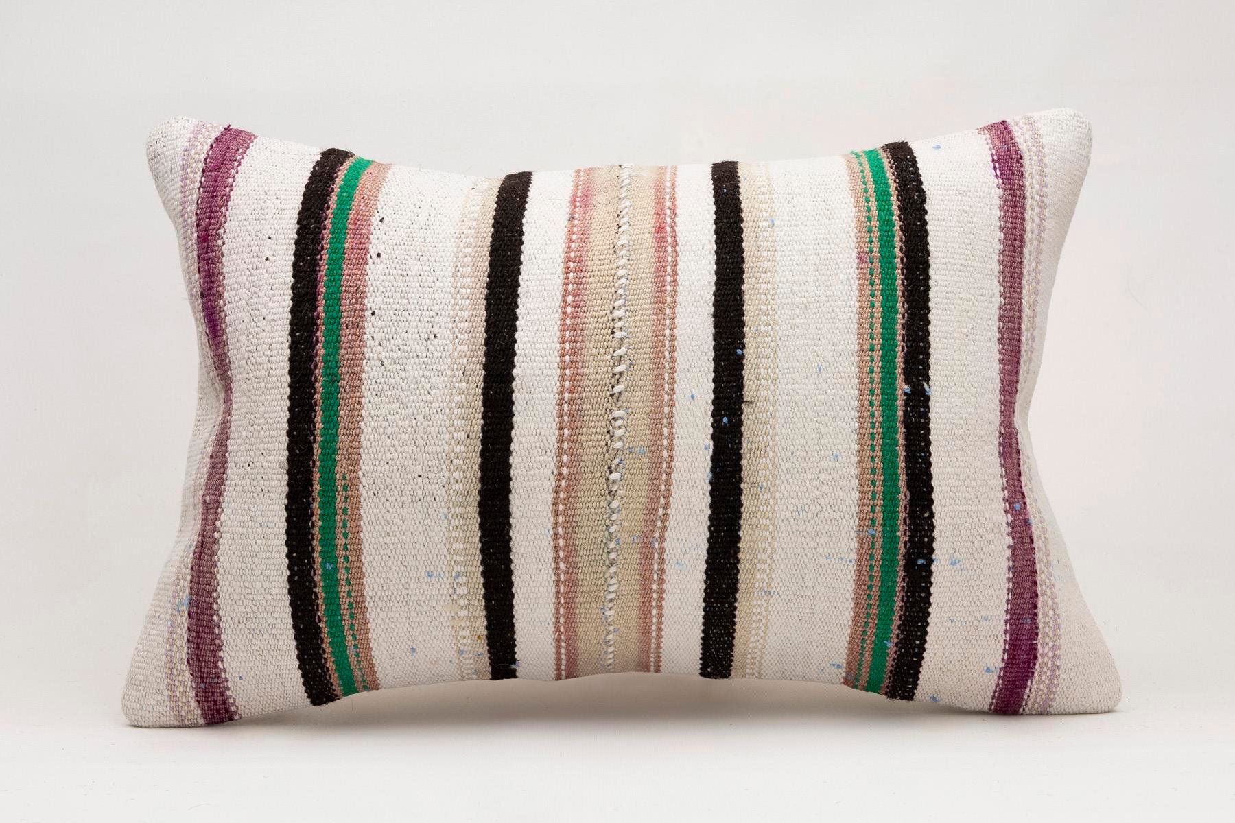 16x24 inches (40x60 cm) Kilim Pillow | KILIM WHOLESALE - Vintage Handmade Pillows - Vintage Handmade Kilim Rugs - It is 100% wool. Artistic and historical rugs. Old handwoven rugs. - Online hand woven rugs and kilim cushions sales. Shipping to a