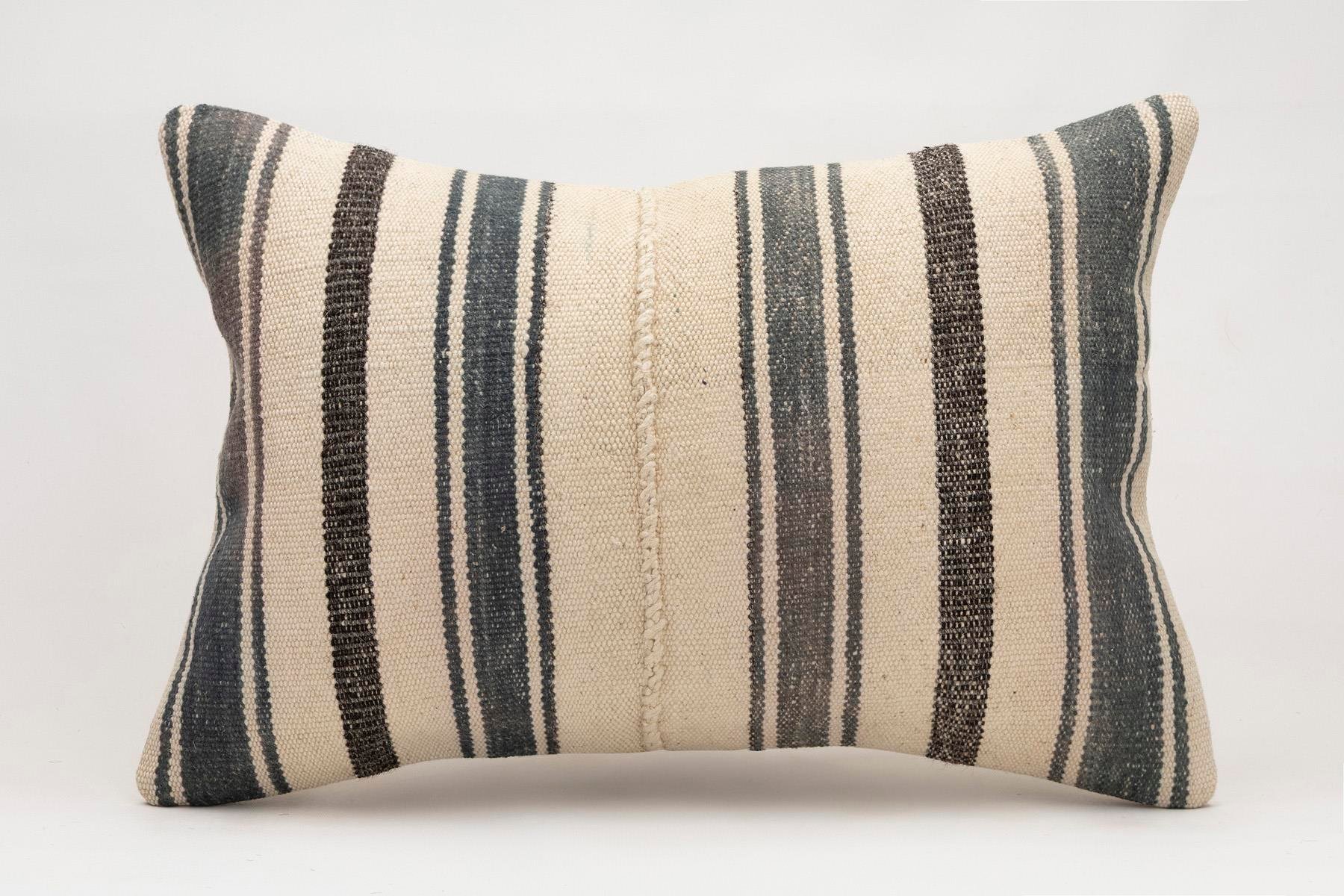 16x24 inches (40x60 cm) Kilim Pillow | KILIM WHOLESALE - Vintage Handmade Pillows - Vintage Handmade Kilim Rugs - It is 100% wool. Artistic and historical rugs. Old handwoven rugs. - Online hand woven rugs and kilim cushions sales. Shipping to a