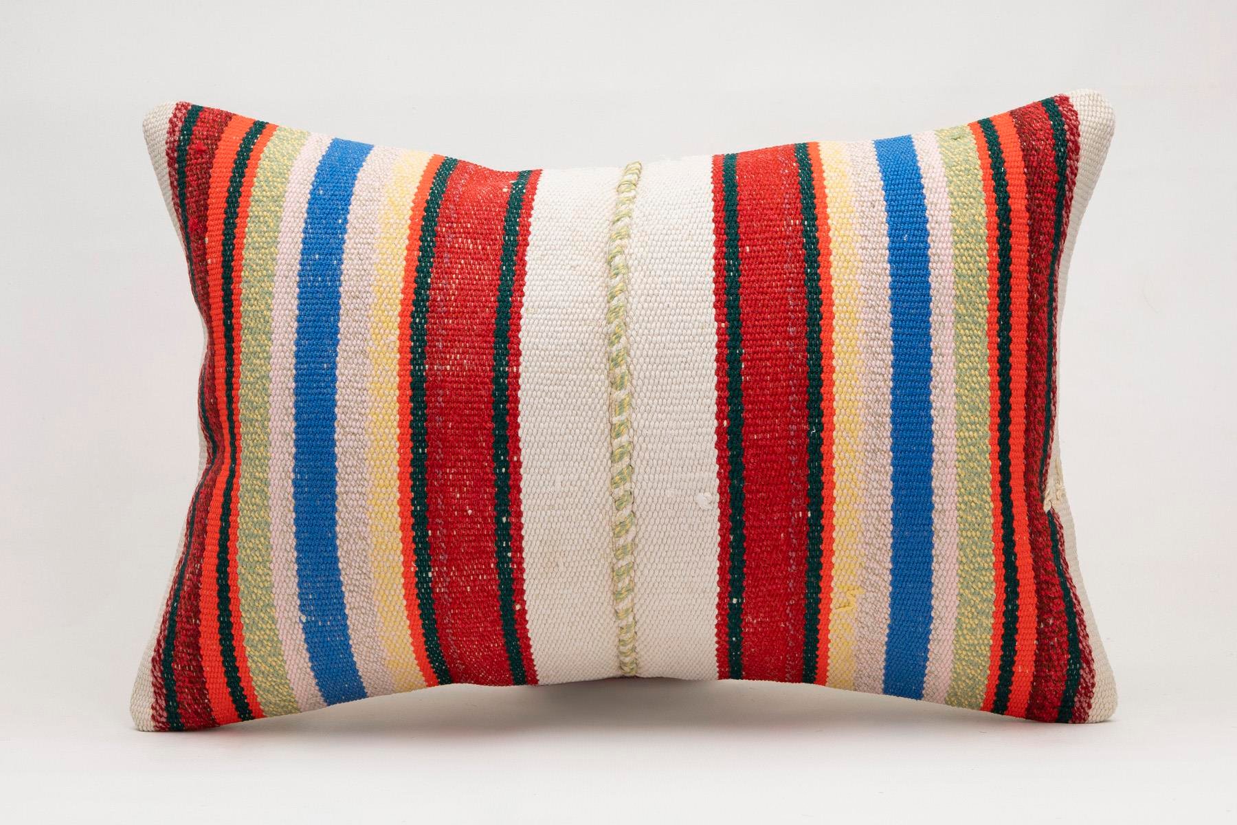 16x24 inches (40x60 cm) Kilim Pillow | KILIM WHOLESALE - Vintage Handmade Pillows - Vintage Handmade Kilim Rugs - It is 100% wool. Artistic and historical rugs. Old handwoven rugs. - Online hand woven rugs and kilim cushions sales. Shipping to a