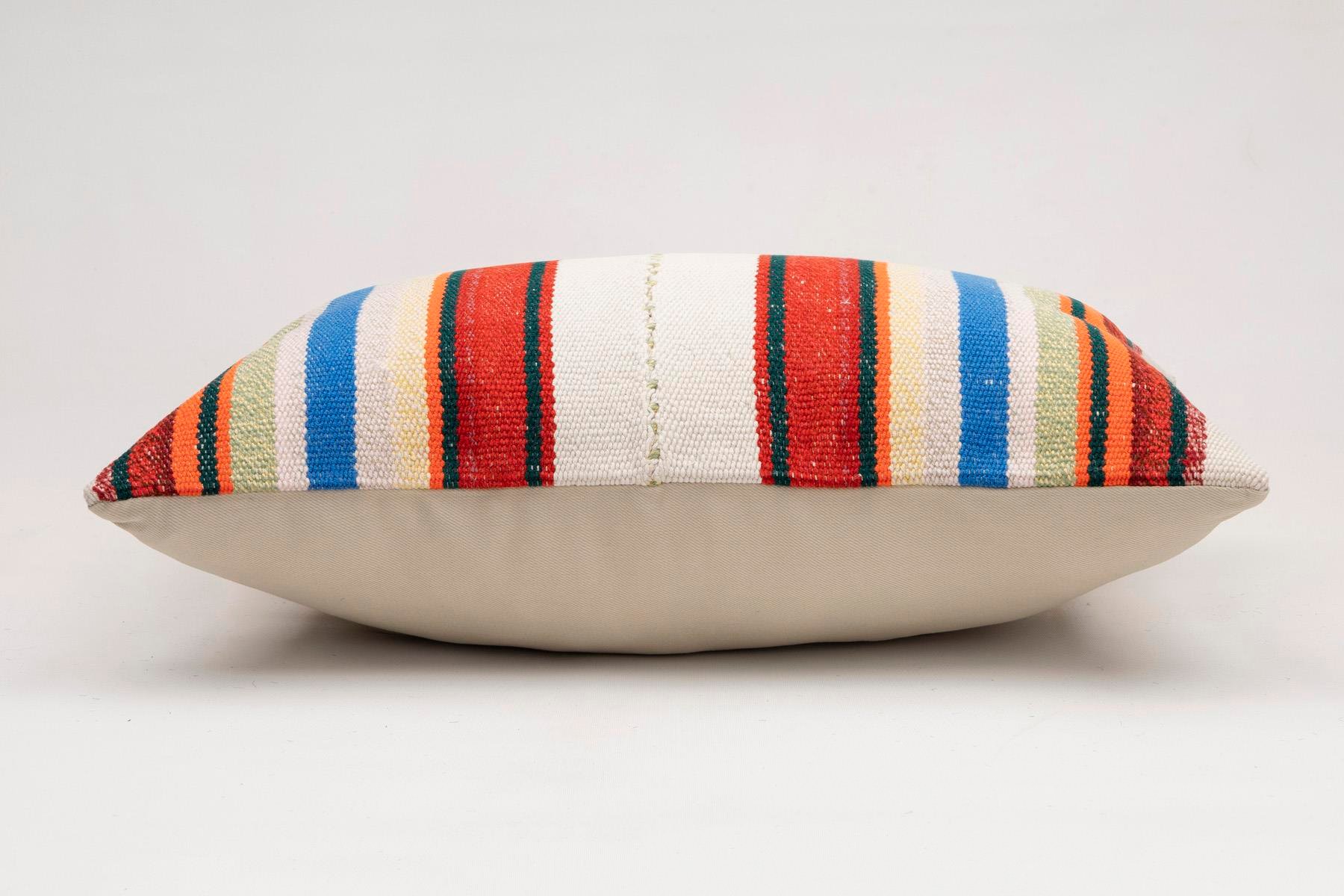 16x24 inches (40x60 cm) Kilim Pillow | KILIM WHOLESALE - Vintage Handmade Pillows - Vintage Handmade Kilim Rugs - It is 100% wool. Artistic and historical rugs. Old handwoven rugs. - Online hand woven rugs and kilim cushions sales. Shipping to a