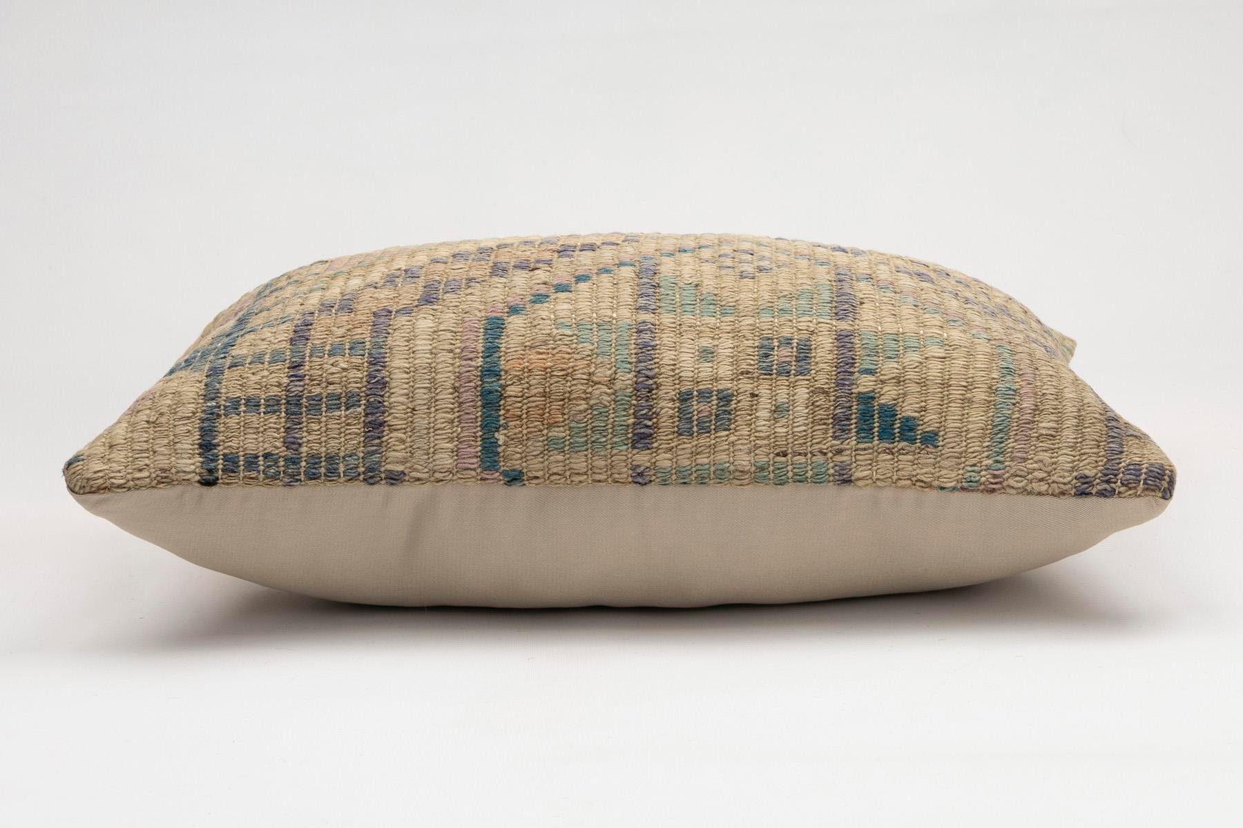 16x24 inches (40x60 cm) Kilim Pillow | KILIM WHOLESALE - Vintage Handmade Pillows - Vintage Handmade Kilim Rugs - It is 100% wool. Artistic and historical rugs. Old handwoven rugs. - Online hand woven rugs and kilim cushions sales. Shipping to a