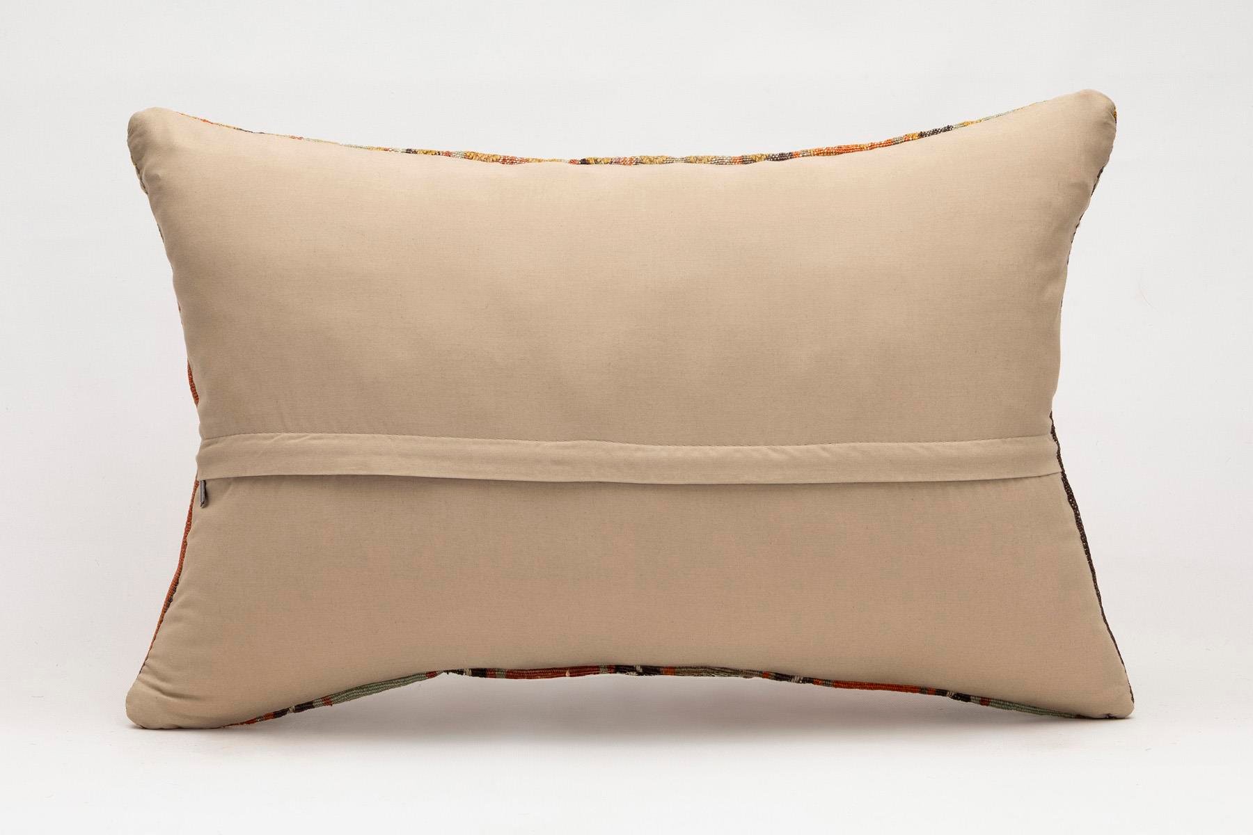 16x24 inches (40x60 cm) Kilim Pillow | KILIM WHOLESALE - Vintage Handmade Pillows - Vintage Handmade Kilim Rugs - It is 100% wool. Artistic and historical rugs. Old handwoven rugs. - Online hand woven rugs and kilim cushions sales. Shipping to a