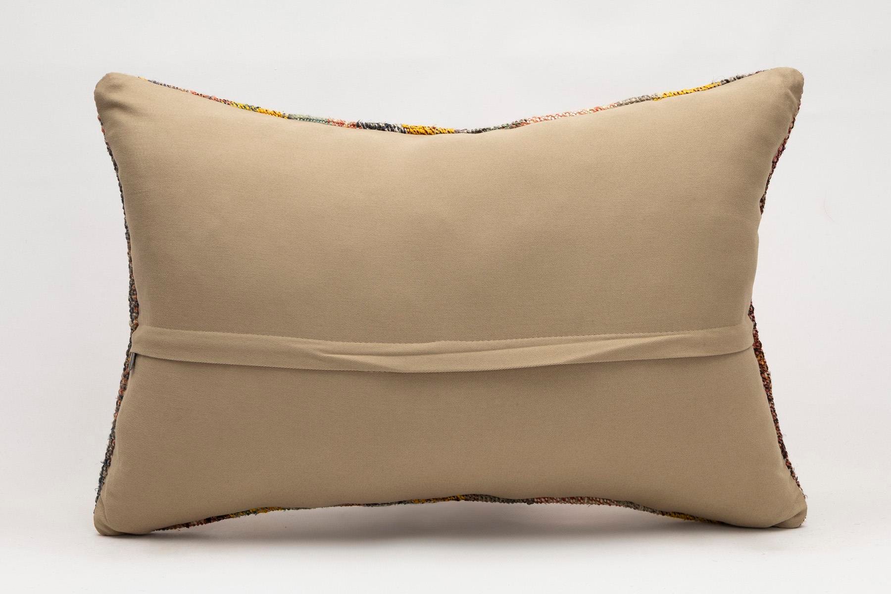 16x24 inches (40x60 cm) Kilim Pillow | KILIM WHOLESALE - Vintage Handmade Pillows - Vintage Handmade Kilim Rugs - It is 100% wool. Artistic and historical rugs. Old handwoven rugs. - Online hand woven rugs and kilim cushions sales. Shipping to a