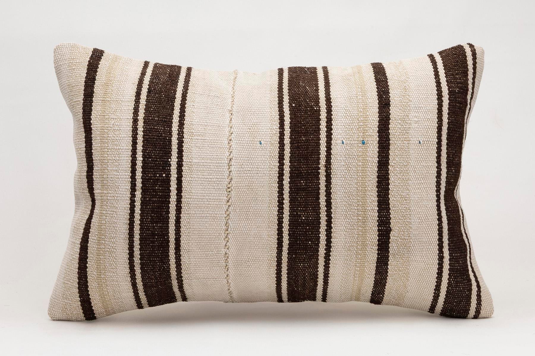 16x24 inches (40x60 cm) Kilim Pillow | KILIM WHOLESALE - Vintage Handmade Pillows - Vintage Handmade Kilim Rugs - It is 100% wool. Artistic and historical rugs. Old handwoven rugs. - Online hand woven rugs and kilim cushions sales. Shipping to a