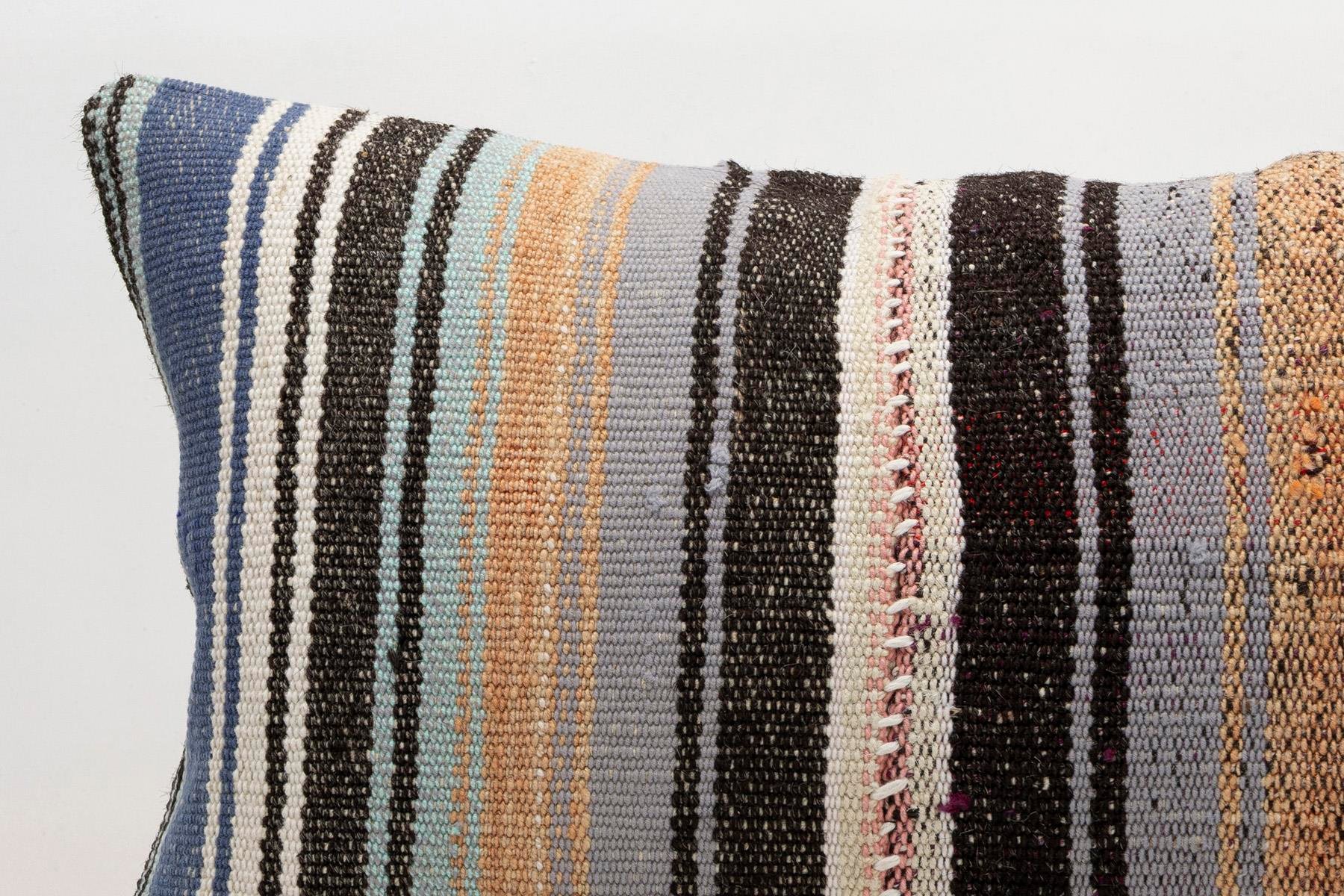 16x24 inches (40x60 cm) Kilim Pillow | KILIM WHOLESALE - Vintage Handmade Pillows - Vintage Handmade Kilim Rugs - It is 100% wool. Artistic and historical rugs. Old handwoven rugs. - Online hand woven rugs and kilim cushions sales. Shipping to a
