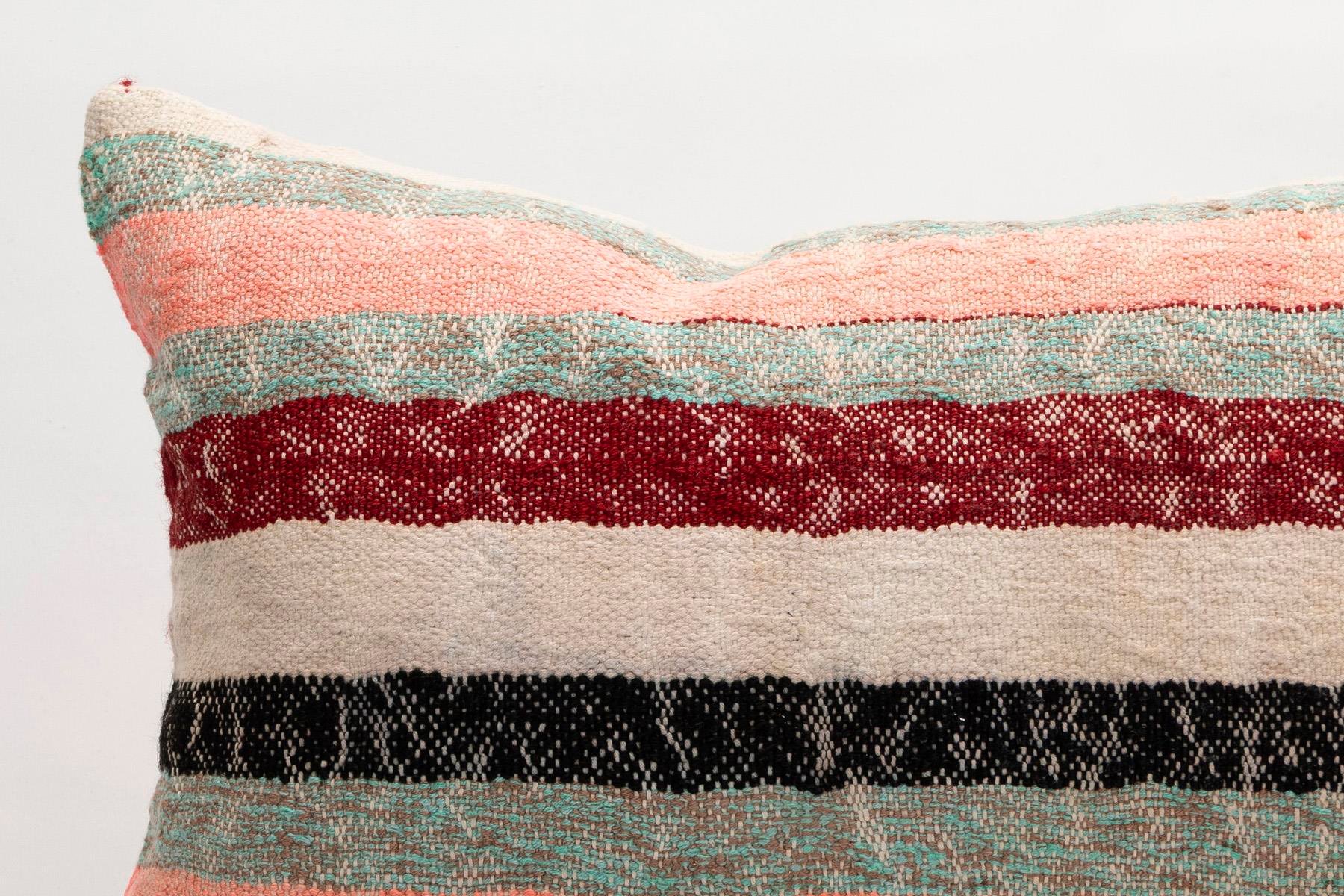 16x24 inches (40x60 cm) Kilim Pillow | KILIM WHOLESALE - Vintage Handmade Pillows - Vintage Handmade Kilim Rugs - It is 100% wool. Artistic and historical rugs. Old handwoven rugs. - Online hand woven rugs and kilim cushions sales. Shipping to a