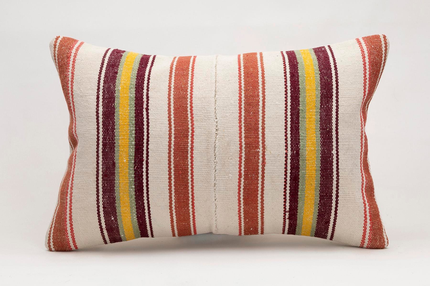 16x24 inches (40x60 cm) Kilim Pillow | KILIM WHOLESALE - Vintage Handmade Pillows - Vintage Handmade Kilim Rugs - It is 100% wool. Artistic and historical rugs. Old handwoven rugs. - Online hand woven rugs and kilim cushions sales. Shipping to a