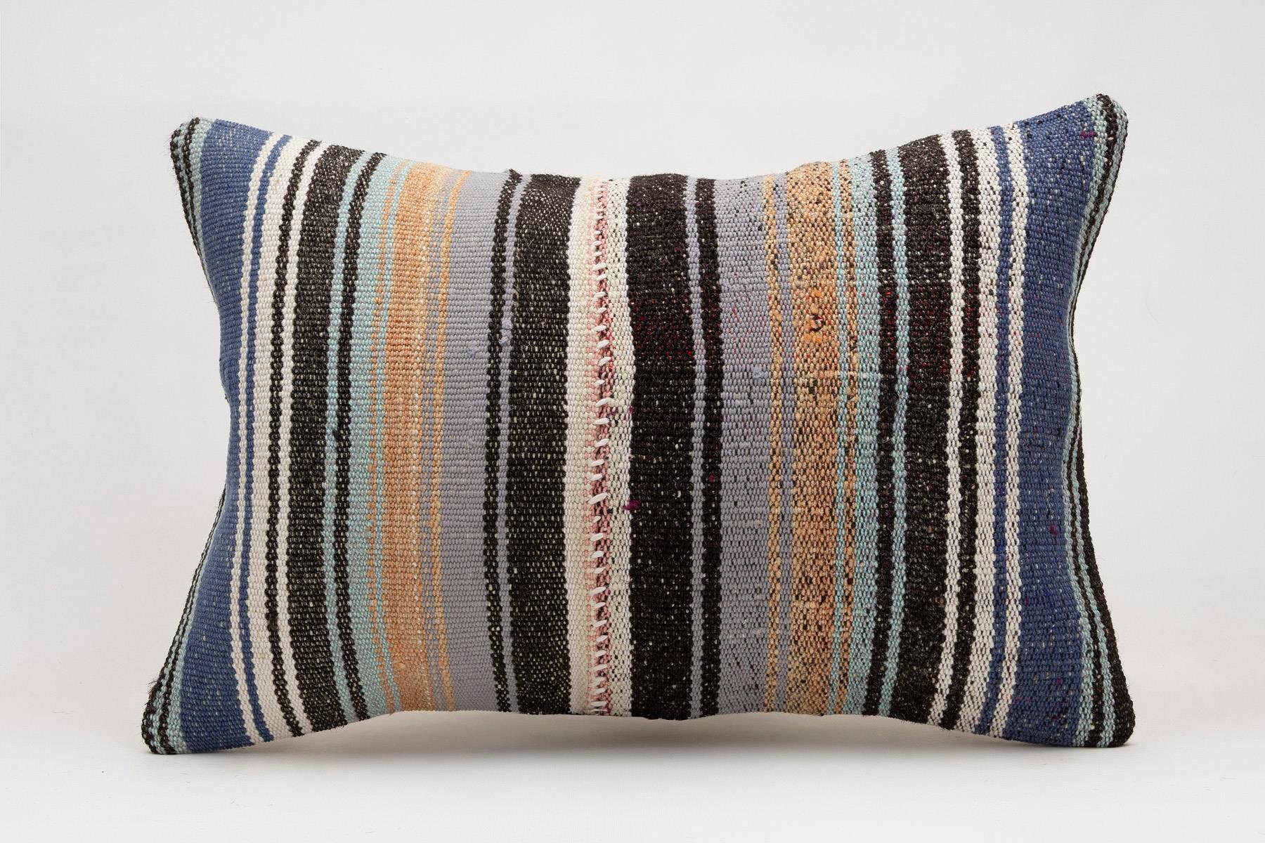 16x24 inches (40x60 cm) Kilim Pillow | KILIM WHOLESALE - Vintage Handmade Pillows - Vintage Handmade Kilim Rugs - It is 100% wool. Artistic and historical rugs. Old handwoven rugs. - Online hand woven rugs and kilim cushions sales. Shipping to a