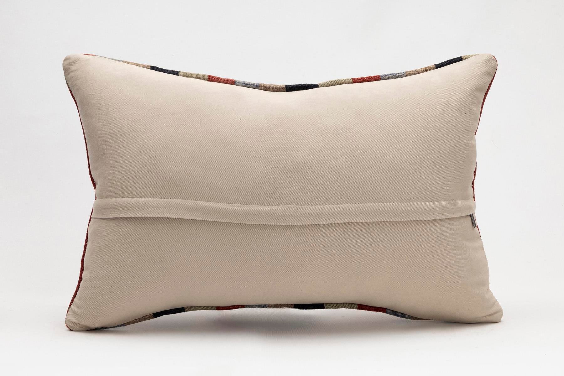 16x24 inches (40x60 cm) Kilim Pillow | KILIM WHOLESALE - Vintage Handmade Pillows - Vintage Handmade Kilim Rugs - It is 100% wool. Artistic and historical rugs. Old handwoven rugs. - Online hand woven rugs and kilim cushions sales. Shipping to a