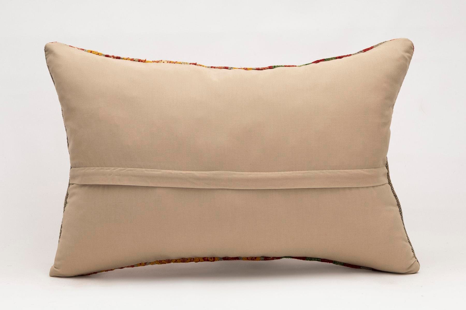 16x24 inches (40x60 cm) Kilim Pillow | KILIM WHOLESALE - Vintage Handmade Pillows - Vintage Handmade Kilim Rugs - It is 100% wool. Artistic and historical rugs. Old handwoven rugs. - Online hand woven rugs and kilim cushions sales. Shipping to a
