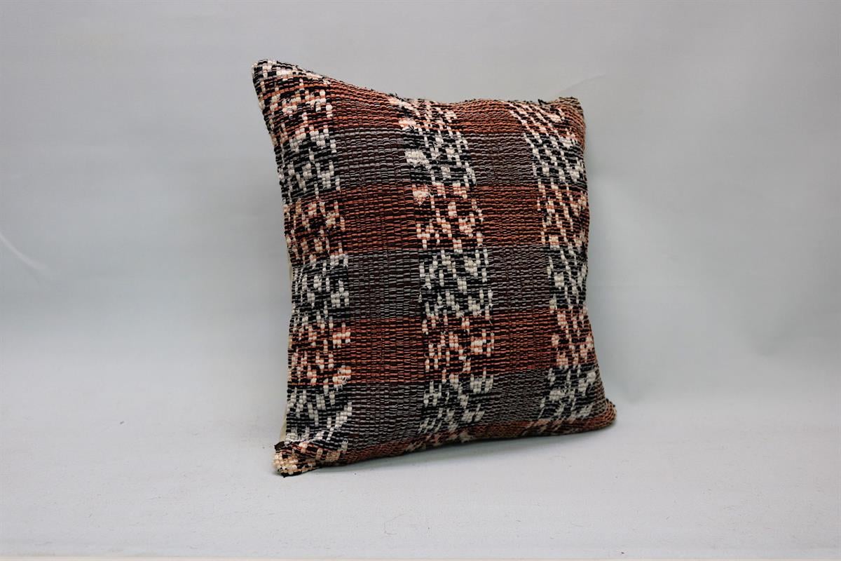 16''16'' (40x40 cm) Kilim Pillows - Vintage Handmade Kilim Pillows - Vintage Handmade Kilim Rugs - It is 100% wool. Artistic and historical rugs. Old handwoven rugs.