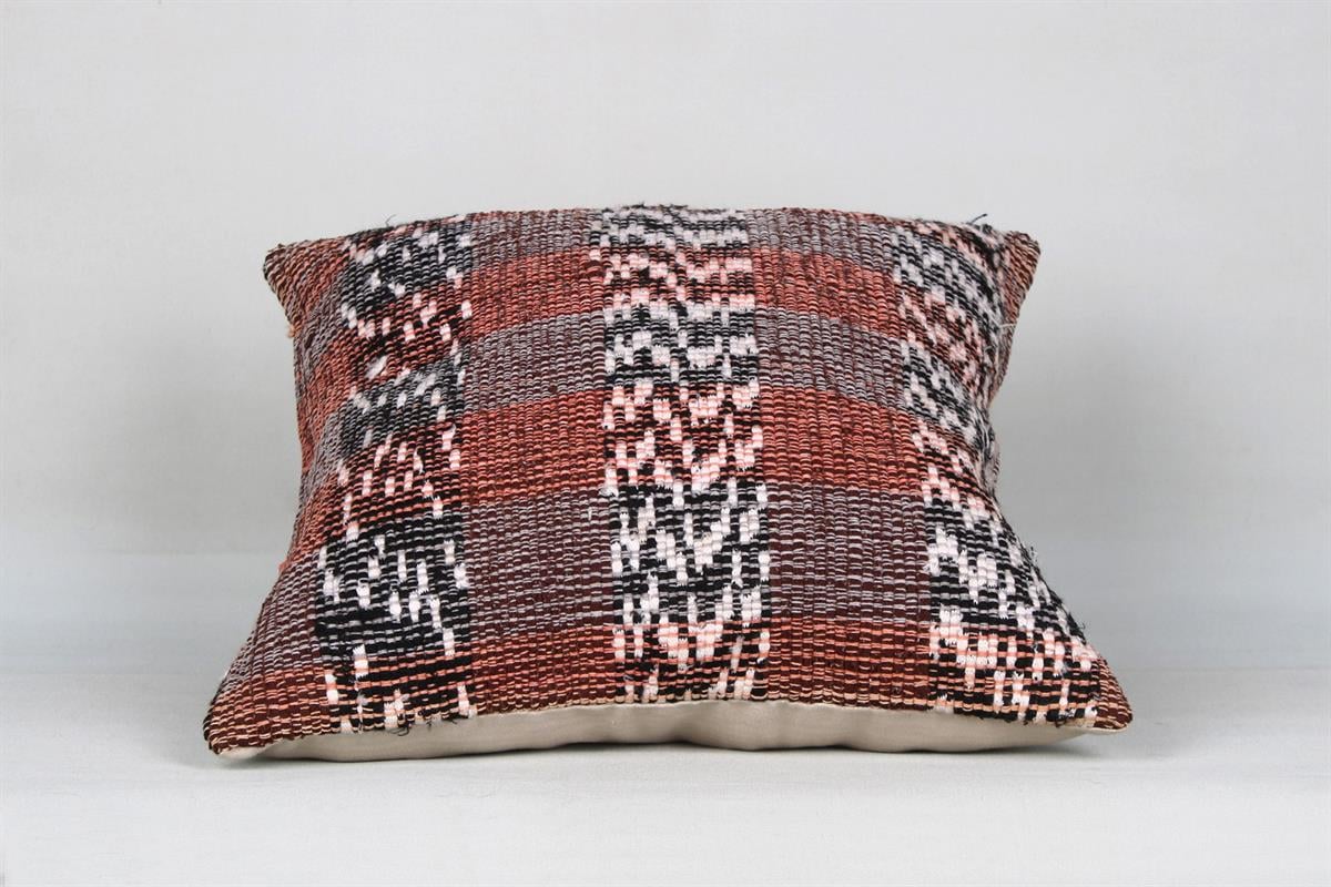 16''16'' (40x40 cm) Kilim Pillows - Vintage Handmade Kilim Pillows - Vintage Handmade Kilim Rugs - It is 100% wool. Artistic and historical rugs. Old handwoven rugs.