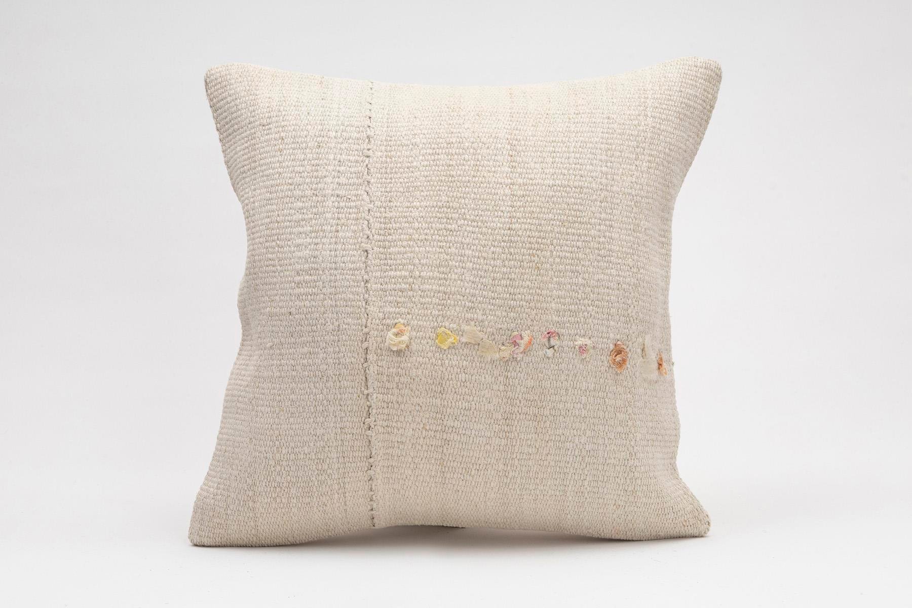 16''16'' (40x40 cm) Kilim Pillows - Vintage Handmade Kilim Pillows - Vintage Handmade Kilim Rugs - It is 100% wool. Artistic and historical rugs. Old handwoven rugs.