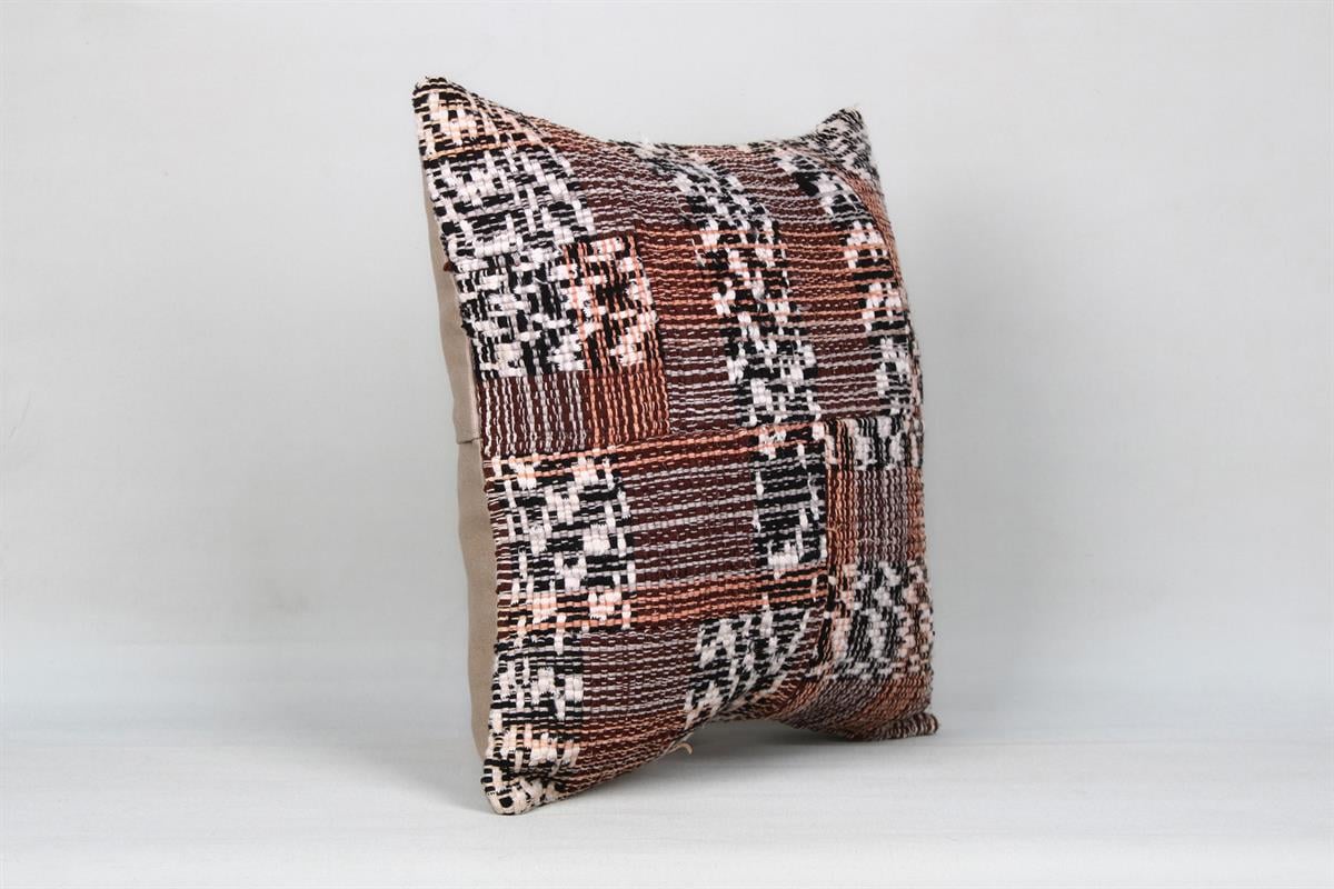 16''16'' (40x40 cm) Kilim Pillows - Vintage Handmade Kilim Pillows - Vintage Handmade Kilim Rugs - It is 100% wool. Artistic and historical rugs. Old handwoven rugs.