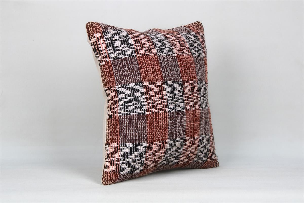 16''16'' (40x40 cm) Kilim Pillows - Vintage Handmade Kilim Pillows - Vintage Handmade Kilim Rugs - It is 100% wool. Artistic and historical rugs. Old handwoven rugs.