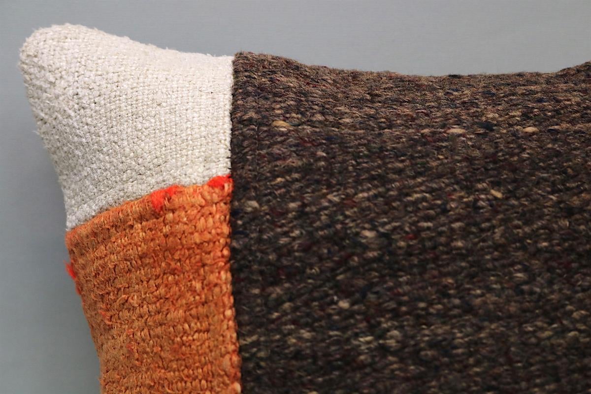 16''16'' (40x40 cm) Kilim Pillows - Vintage Handmade Kilim Pillows - Vintage Handmade Kilim Rugs - It is 100% wool. Artistic and historical rugs. Old handwoven rugs.