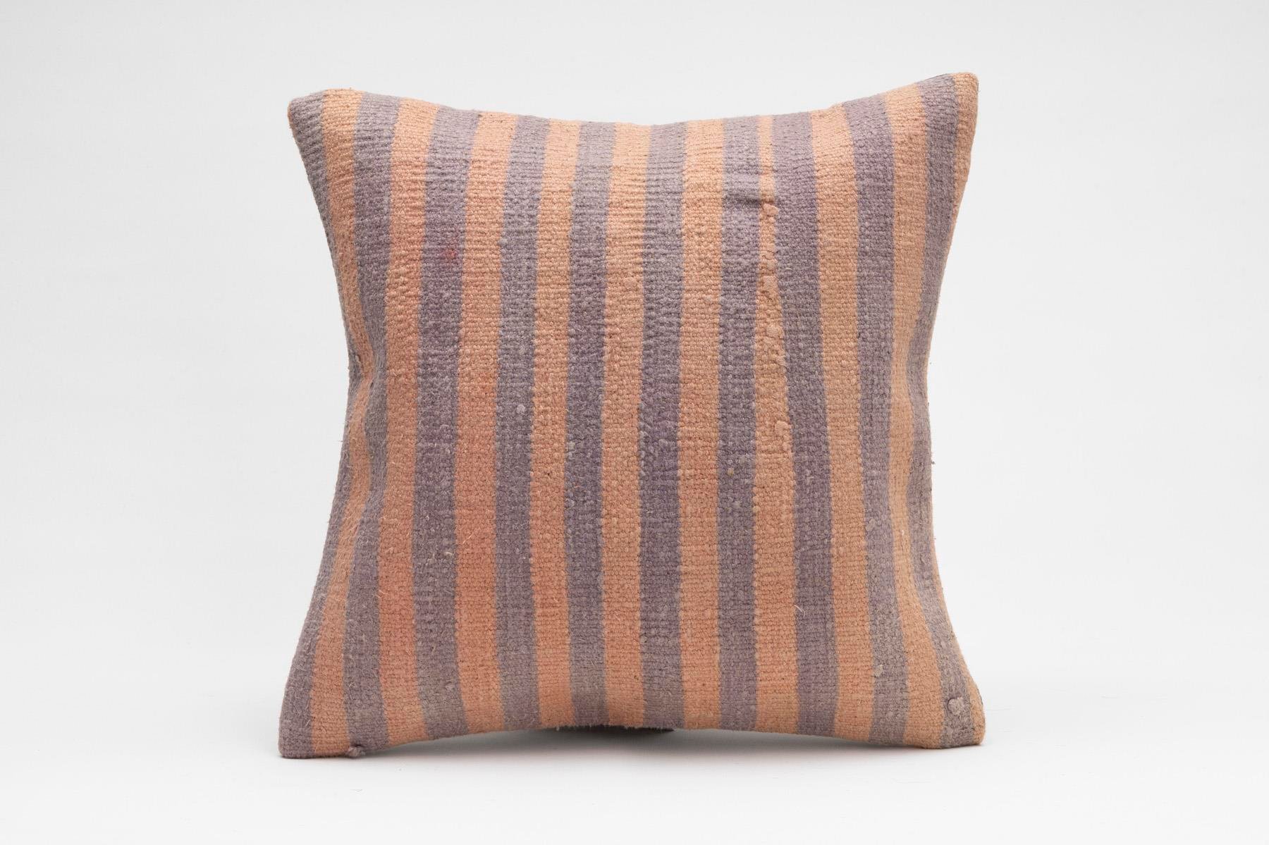 16''16'' (40x40 cm) Kilim Pillows - Vintage Handmade Kilim Pillows - Vintage Handmade Kilim Rugs - It is 100% wool. Artistic and historical rugs. Old handwoven rugs.