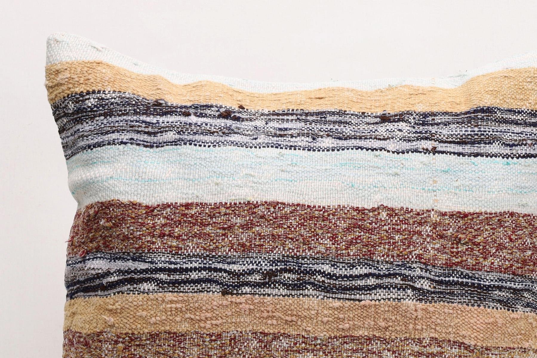 16''16'' (40x40 cm) Kilim Pillows - Vintage Handmade Kilim Pillows - Vintage Handmade Kilim Rugs - It is 100% wool. Artistic and historical rugs. Old handwoven rugs.