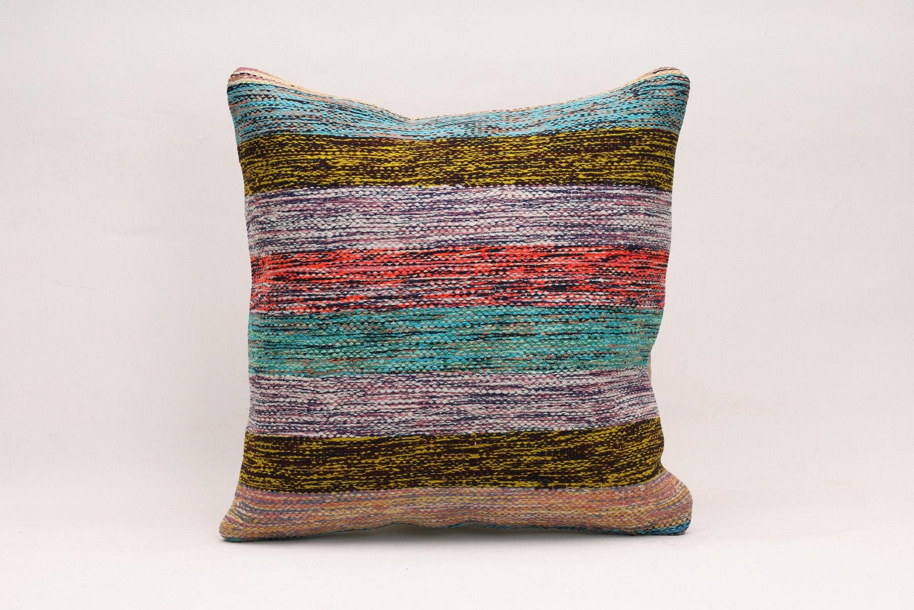 16''16'' (40x40 cm) Kilim Pillows - Vintage Handmade Kilim Pillows - Vintage Handmade Kilim Rugs - It is 100% wool. Artistic and historical rugs. Old handwoven rugs.