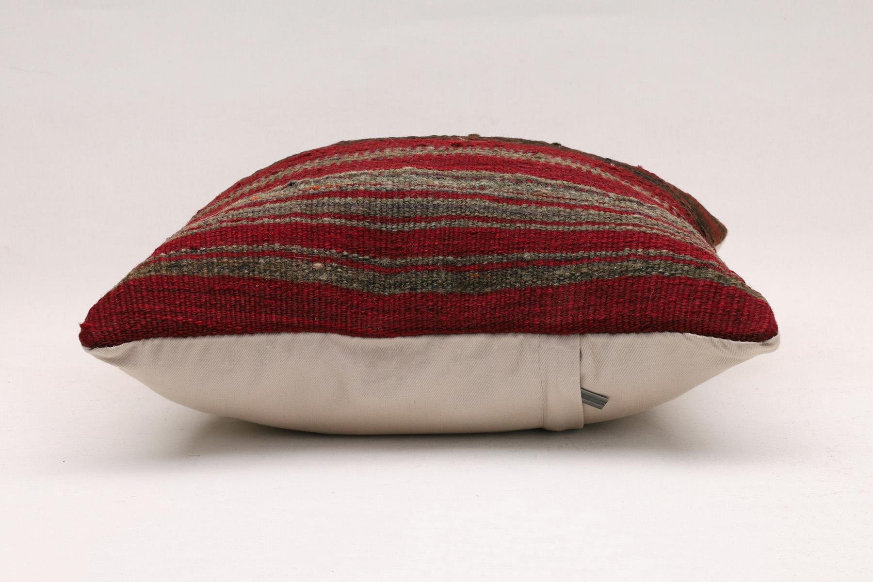 16''16'' (40x40 cm) Kilim Pillows - Vintage Handmade Kilim Pillows - Vintage Handmade Kilim Rugs - It is 100% wool. Artistic and historical rugs. Old handwoven rugs.