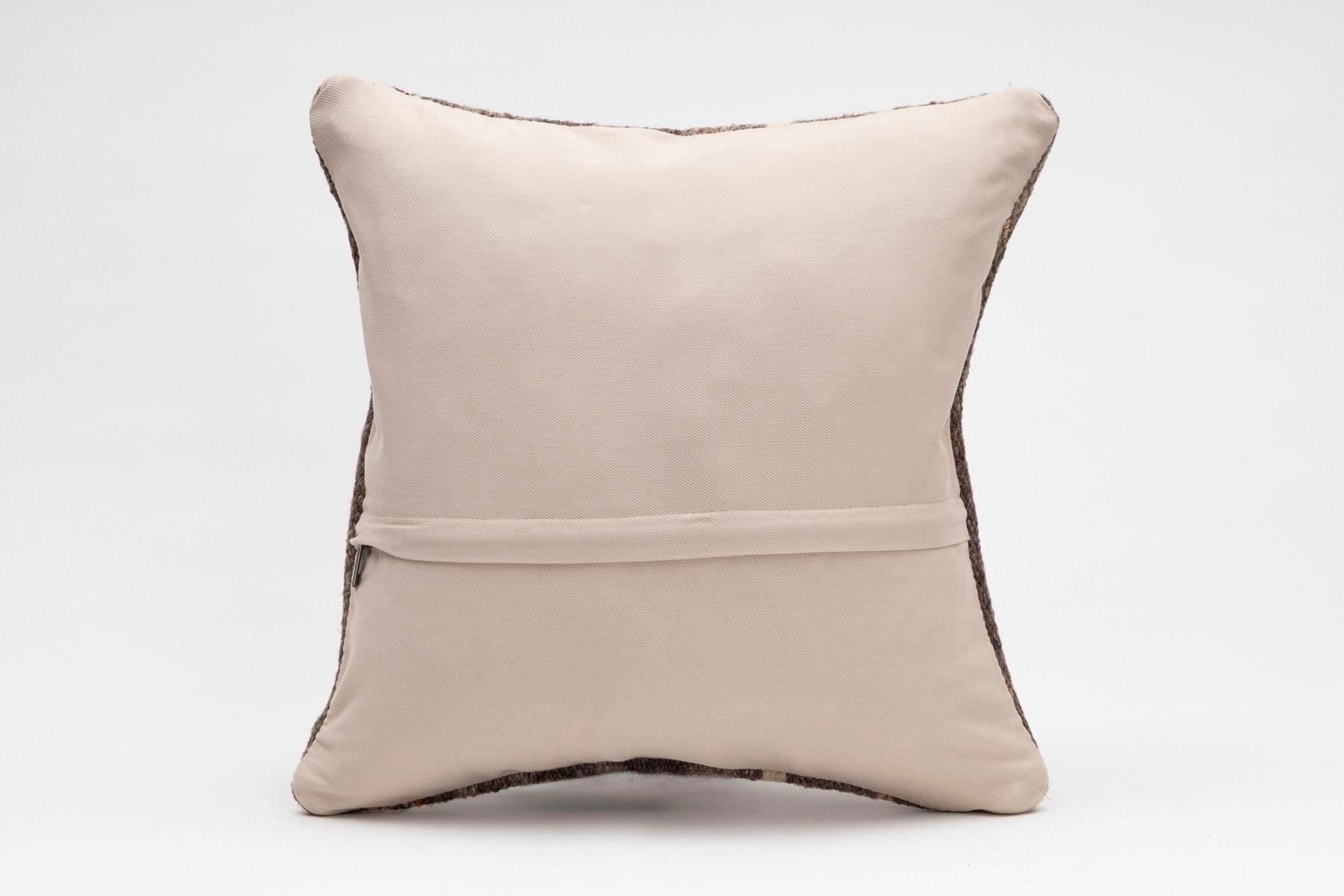 16''16'' (40x40 cm) Kilim Pillows - Vintage Handmade Kilim Pillows - Vintage Handmade Kilim Rugs - It is 100% wool. Artistic and historical rugs. Old handwoven rugs.