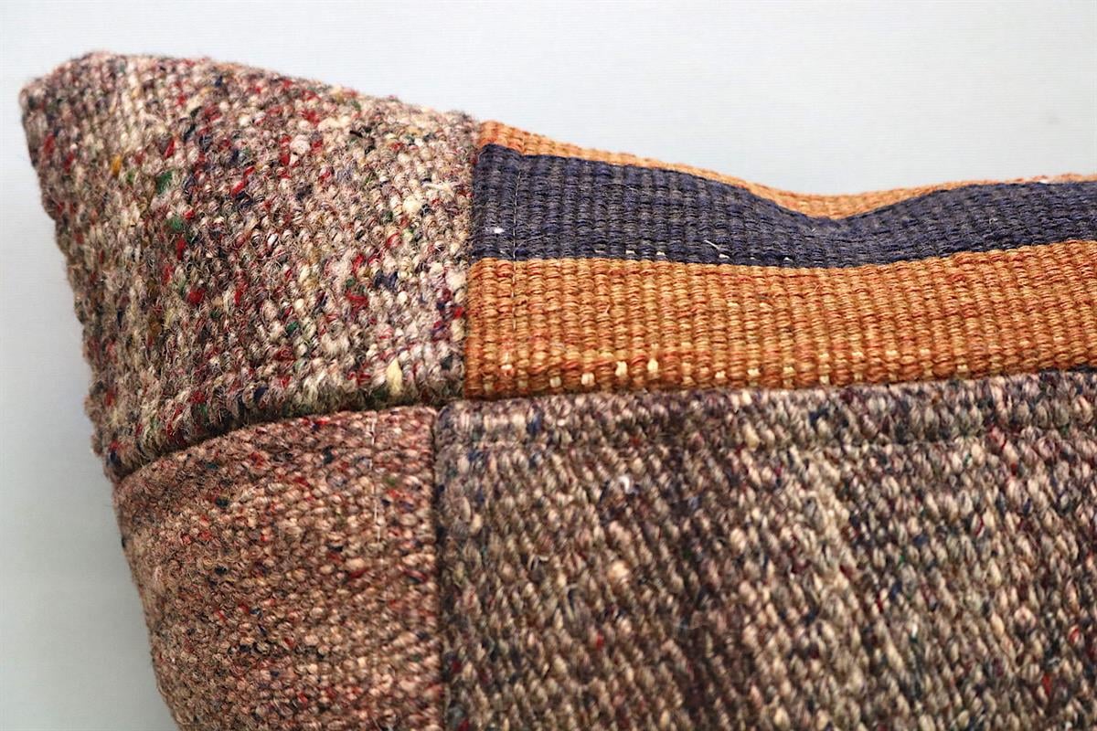 16''16'' (40x40 cm) Kilim Pillows - Vintage Handmade Kilim Pillows - Vintage Handmade Kilim Rugs - It is 100% wool. Artistic and historical rugs. Old handwoven rugs.