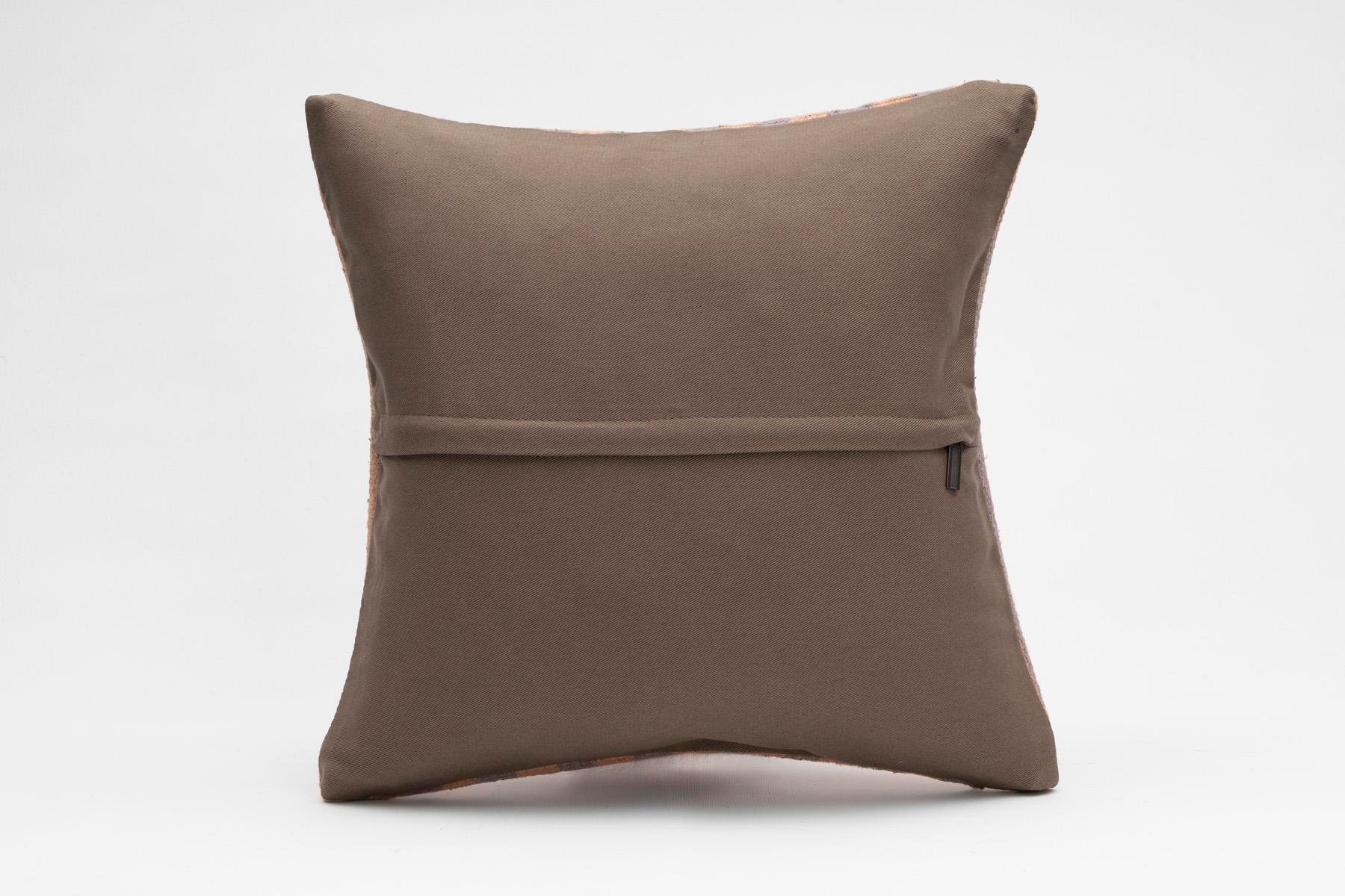 16''16'' (40x40 cm) Kilim Pillows - Vintage Handmade Kilim Pillows - Vintage Handmade Kilim Rugs - It is 100% wool. Artistic and historical rugs. Old handwoven rugs.